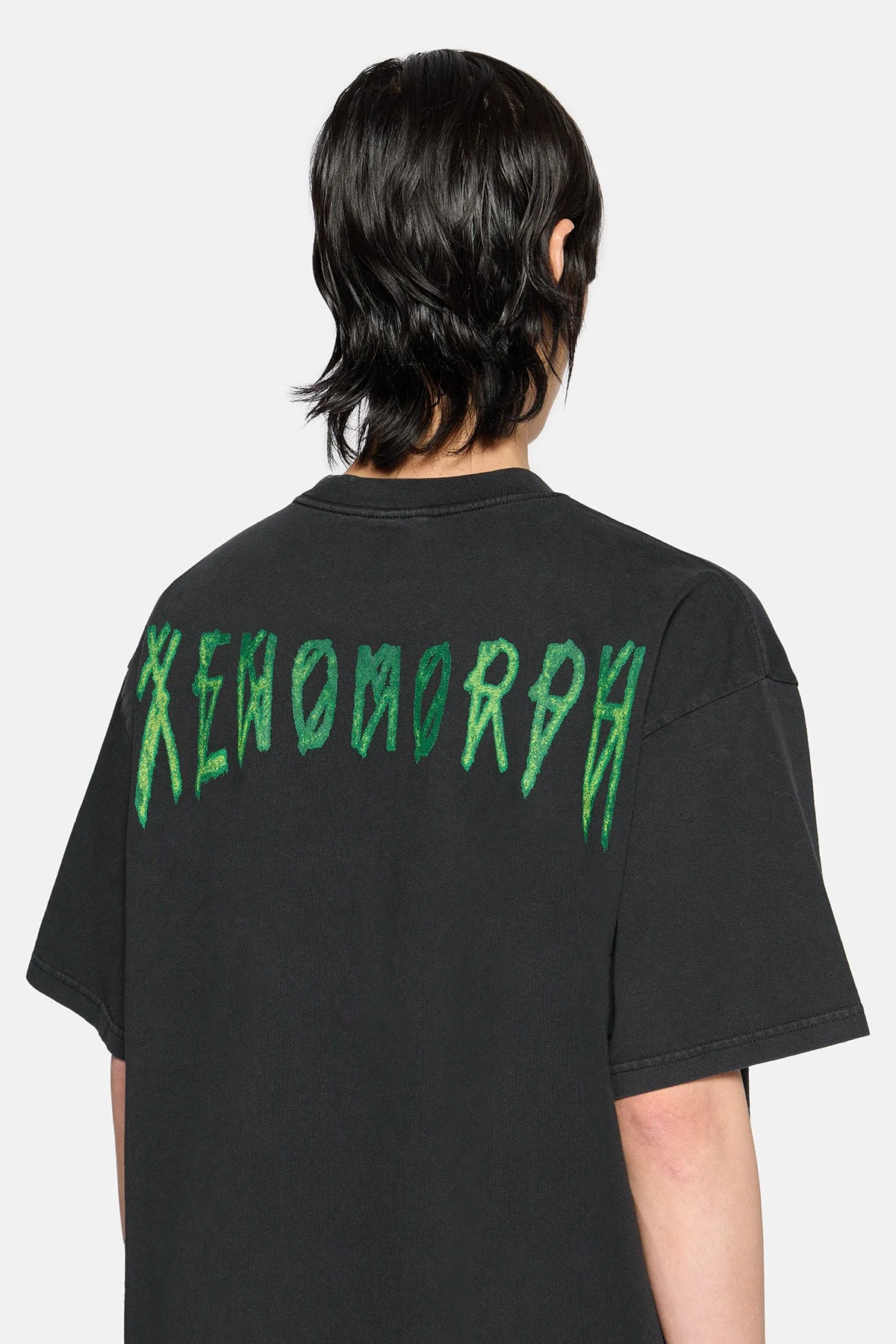 44 Label Group Xenomorph Tee - Faded Black - Image 3