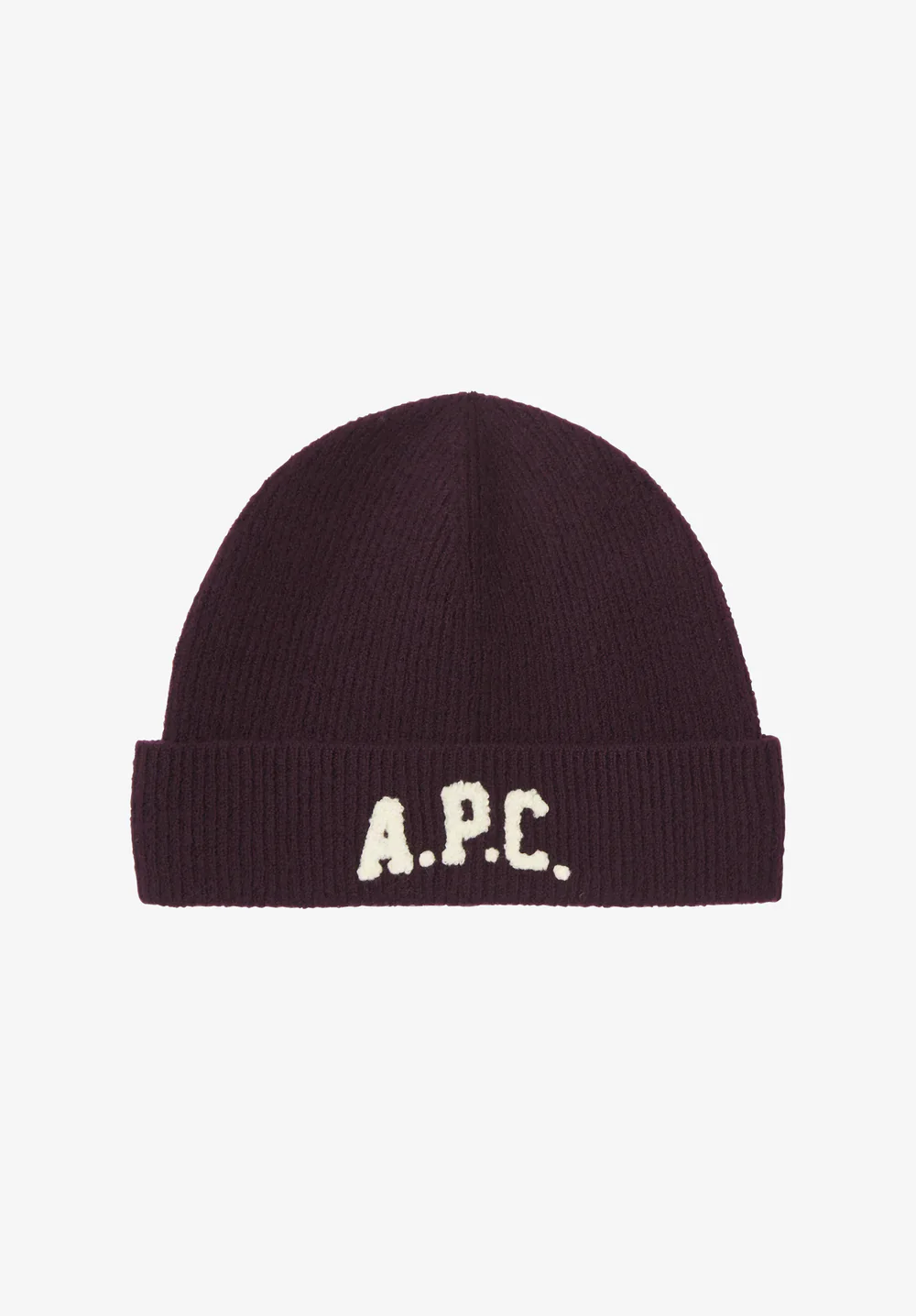 A.P.C. Axel Bonnet Beanie - Burgundy - Image 2