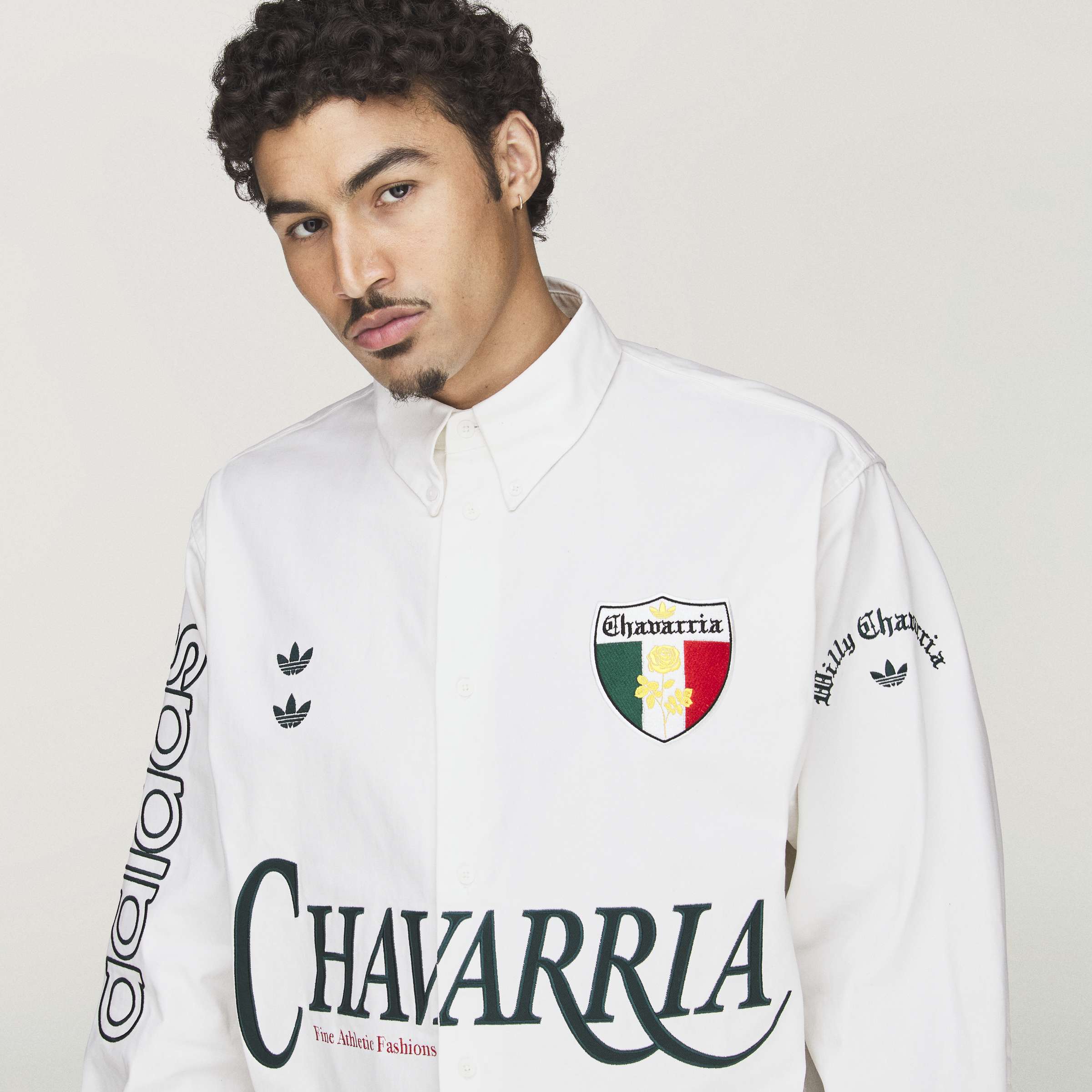 Adidas Originals x Willy Chavarria WC Button Up Shirt - Off White - Image 5