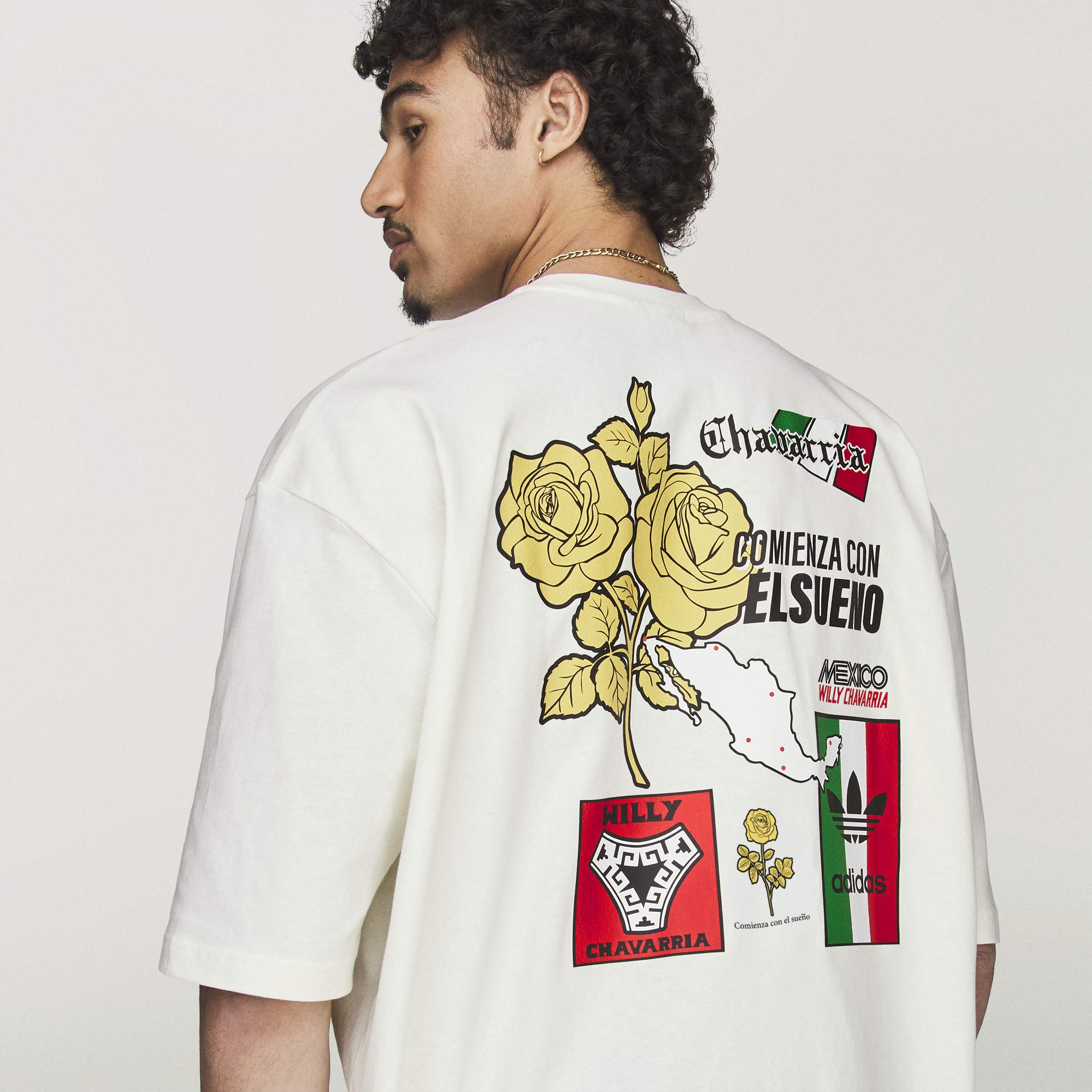 Adidas Originals x Willy Chavarria WC Graphic Tee - Off White - Image 6