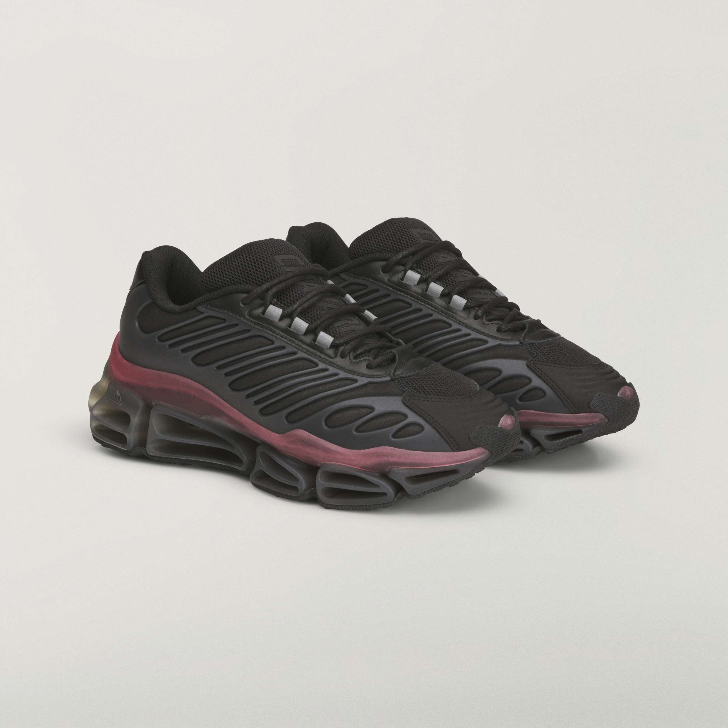 Adidas Originals x Willy Chavarria WC Megaride AG XL - Core Black/Core Black/Red - Image 3