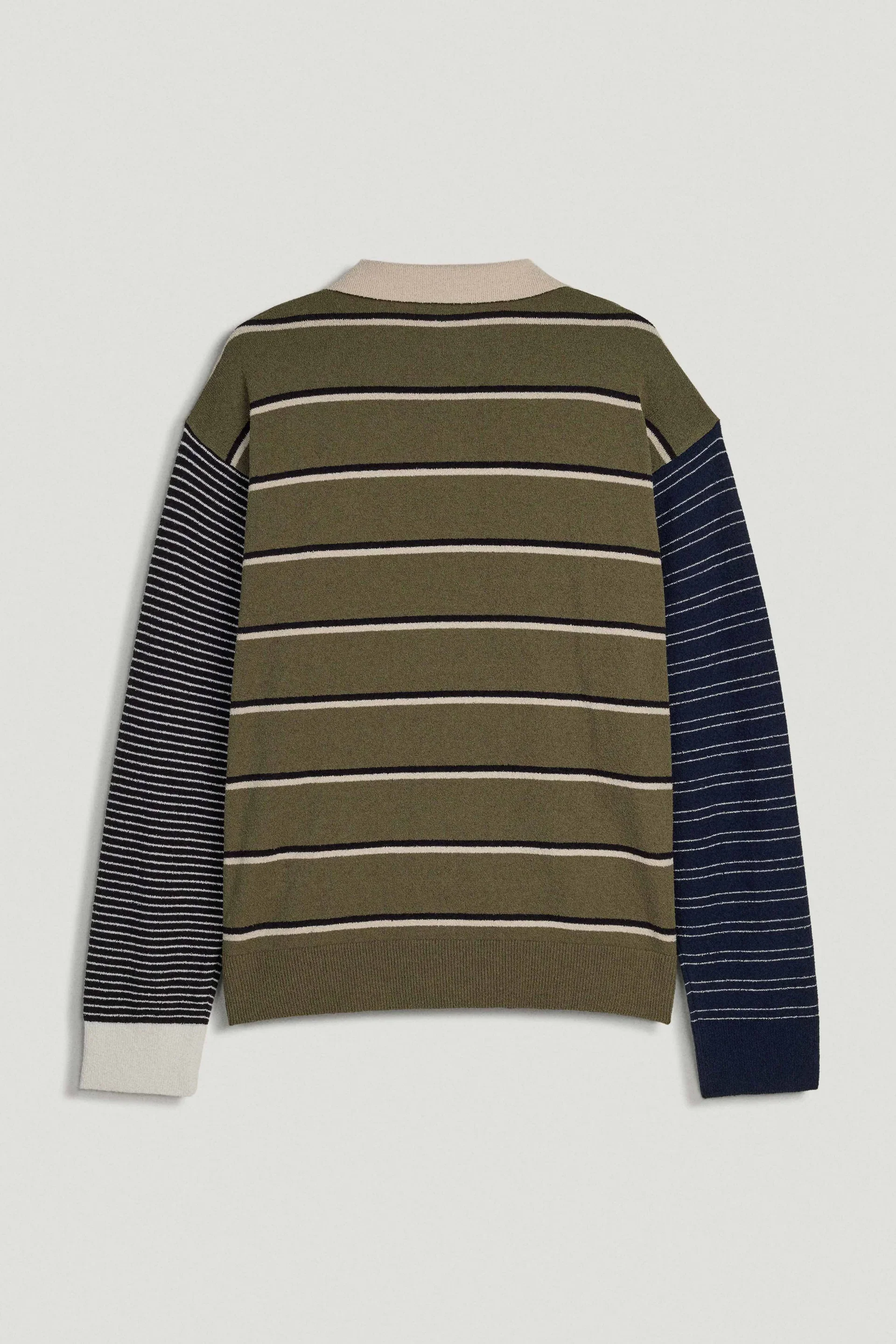 Adidas x Song For The Mute ADI007 L/S Polo Tee - Olive - Image 7