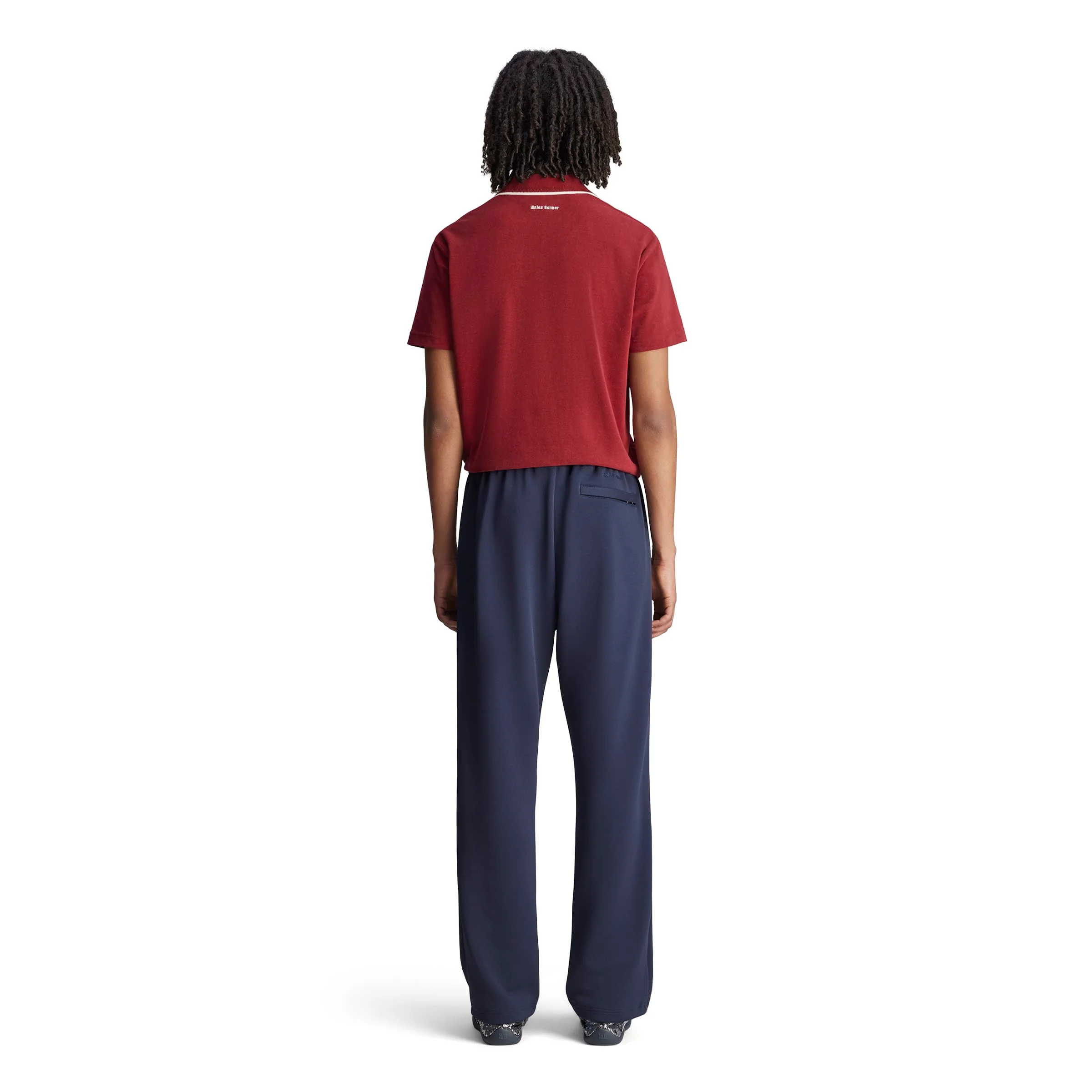 Adidas x Wales Bonner Pique Track Pants - Navy - Image 3