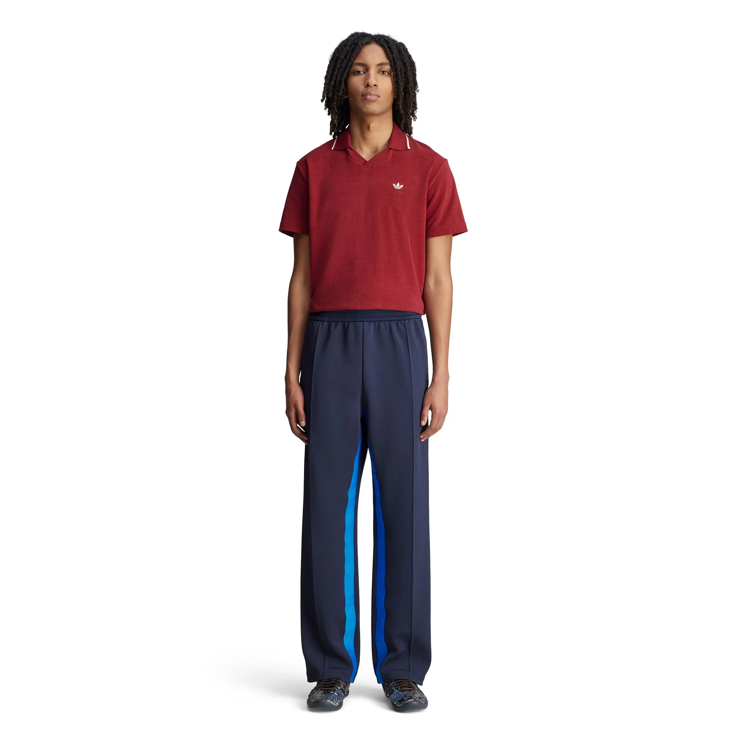 Adidas x Wales Bonner Pique Track Pants - Navy - Image 4