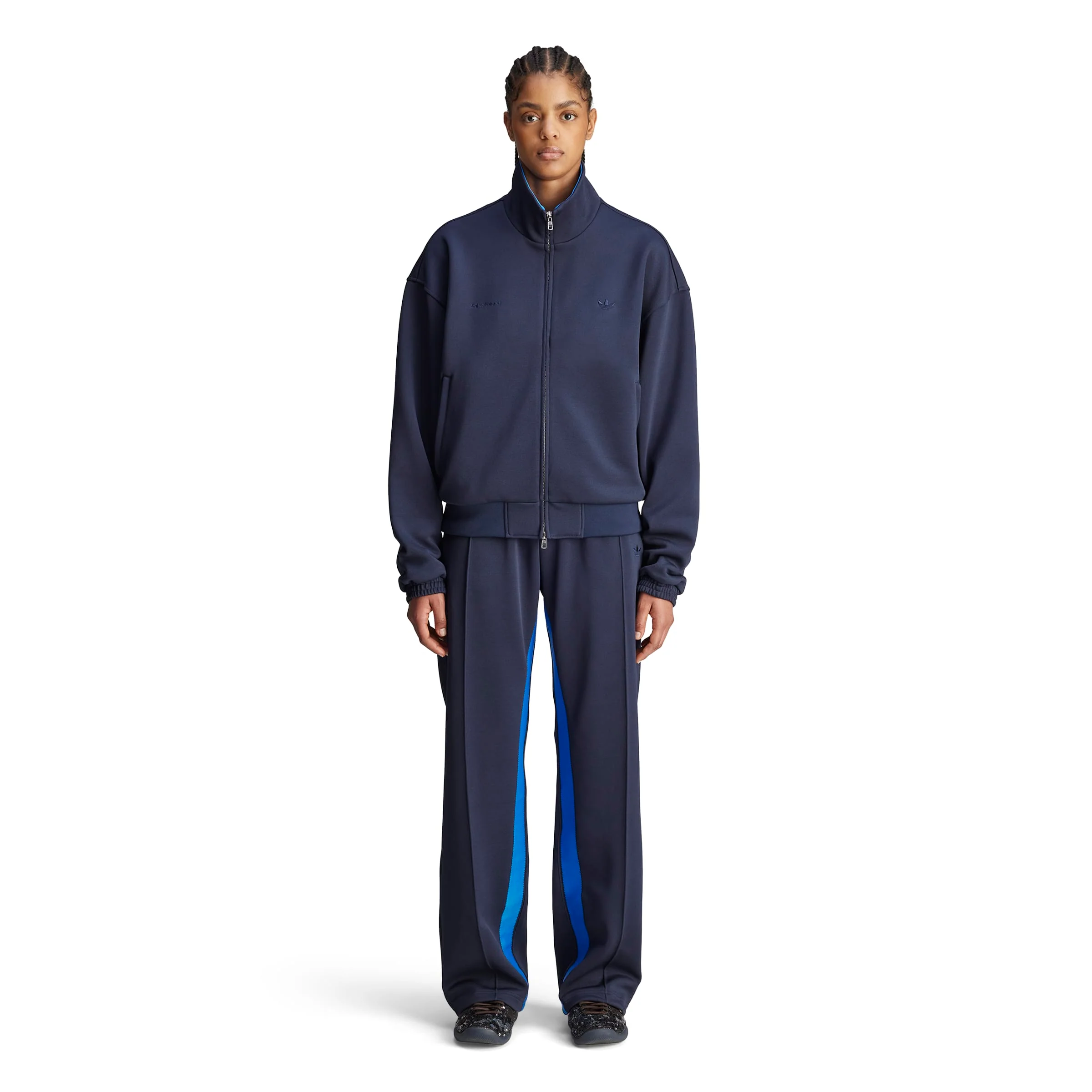 Adidas x Wales Bonner Pique Track Pants - Navy - Image 5