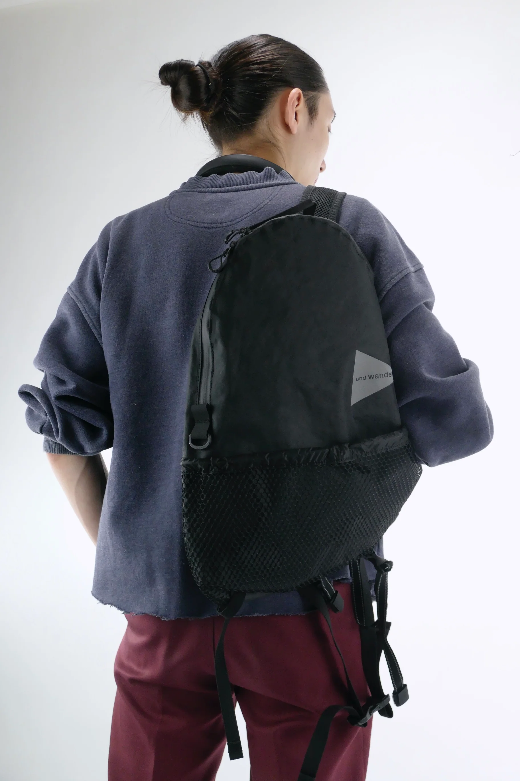 and Wander ECOPAK 20L Daypack Bag - Black - Image 4