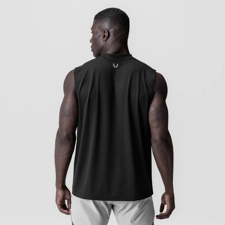 ASRV 3D-Lite® 2.0 Lycra® Relaxed Tank - Black - Image 2