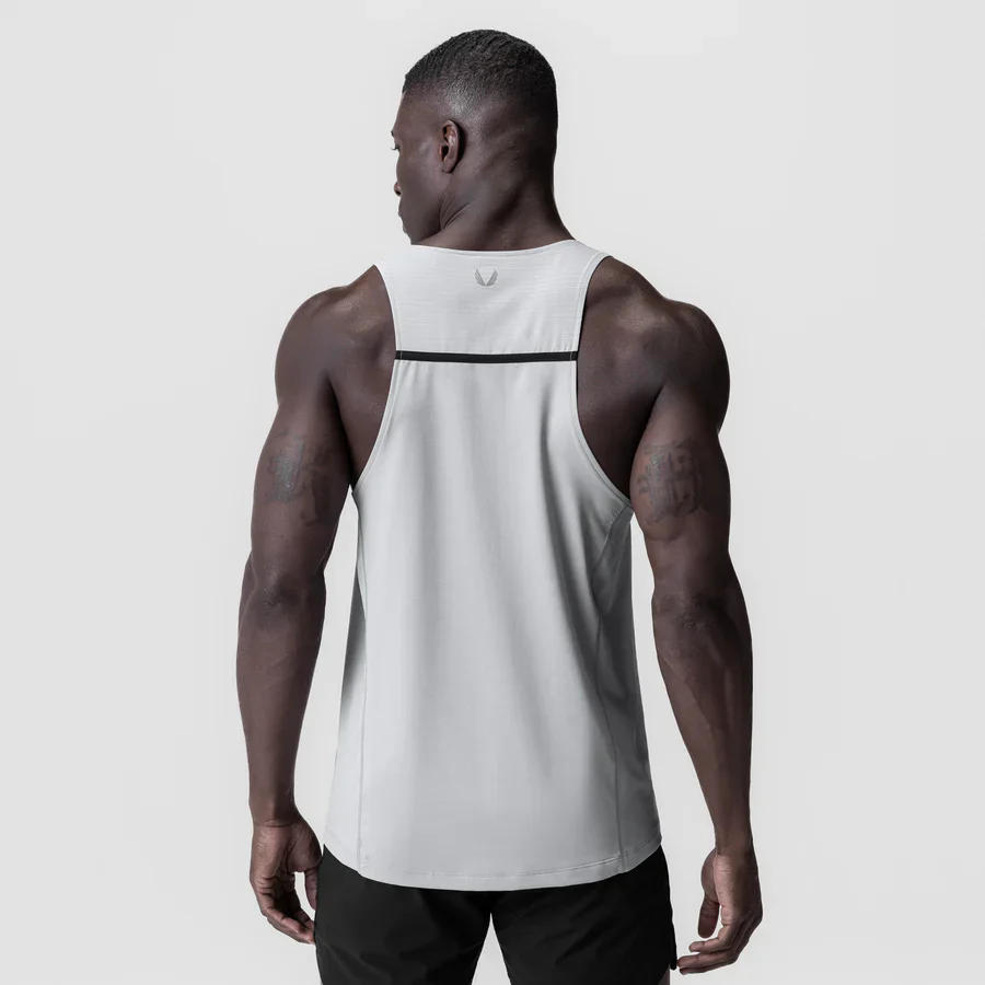 ASRV 3D-Lite® 2.0 Lycra® Singlet Tank - Slate Grey - Image 2