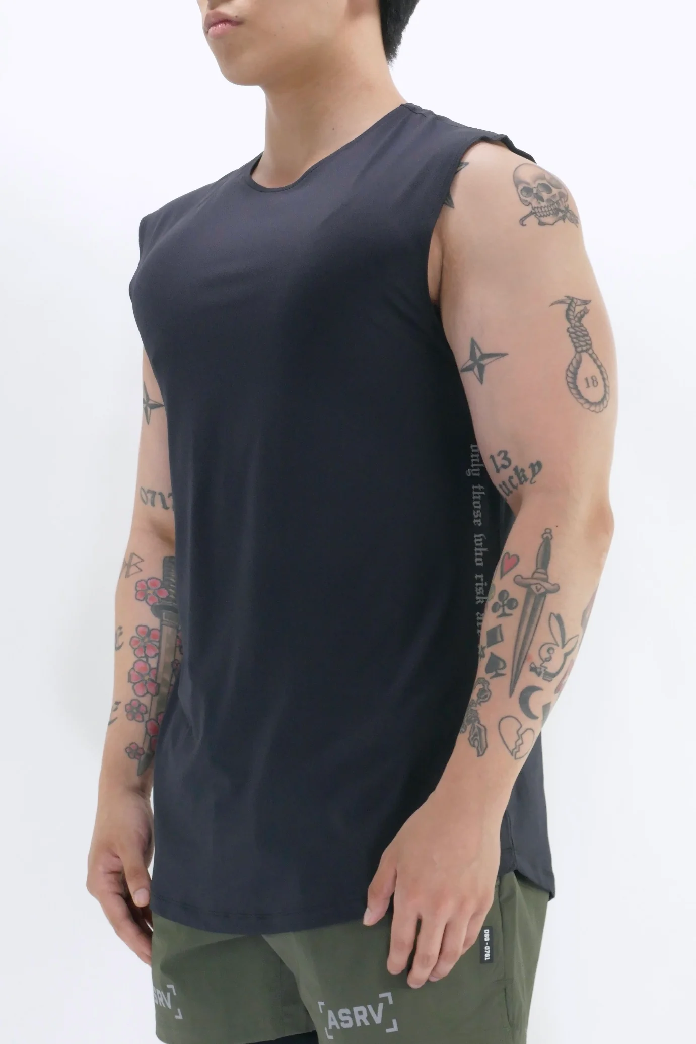ASRV AerosilverĀ® Cutoff "OTWR" Tank - Black - Image 2