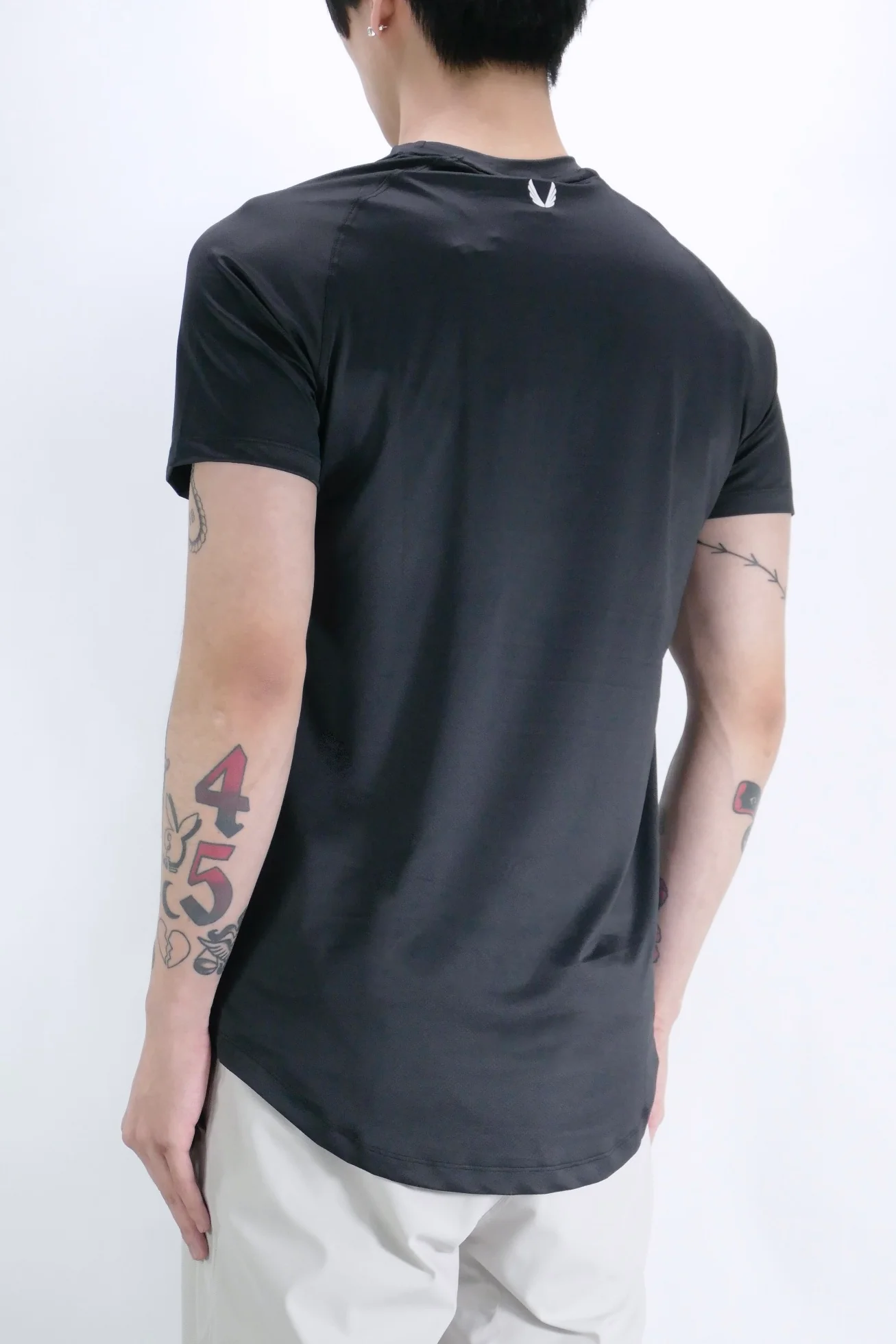 ASRV AerosilverĀ® Established Box Logo Tee - Black - Image 3