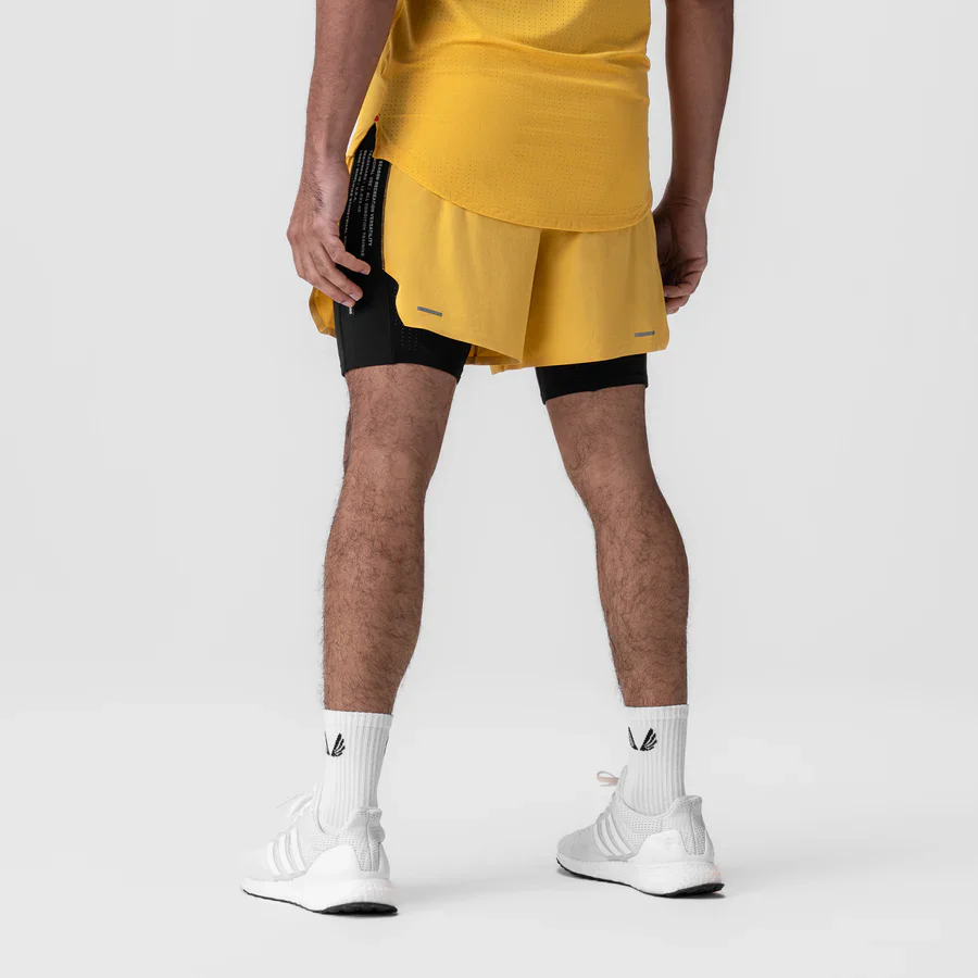 ASRV Aerotex™ Hybrid Liner Short - Yellow/Black - Image 2