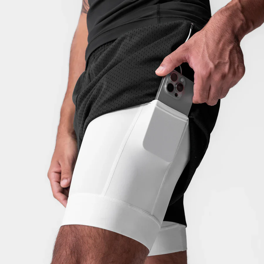 ASRV Ion-Mesh 5" Liner Shorts - Black - Image 3