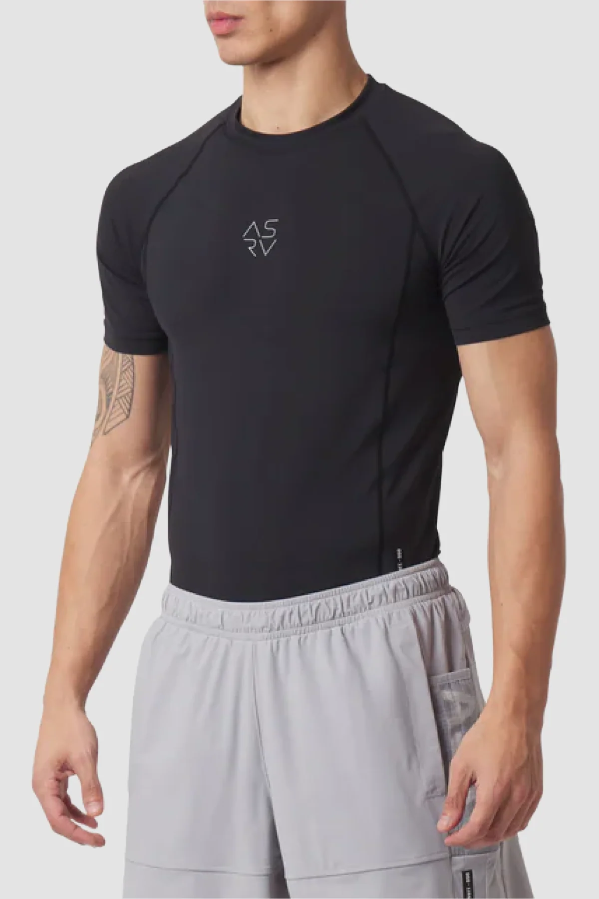 ASRV LYCRA® ADAPTIV SS Baselayer Tee - Black