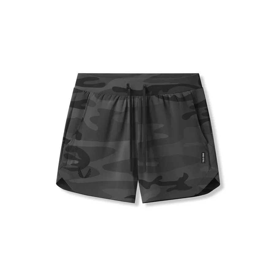 ASRV TETRA-LITEĀ® 5" Lineless Wings Shorts - Black/Camo - Image 5