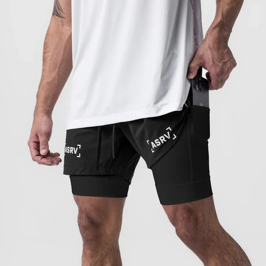ASRV TETRA-LITE® 5" Liner Bracket Shorts - Black - Image 2