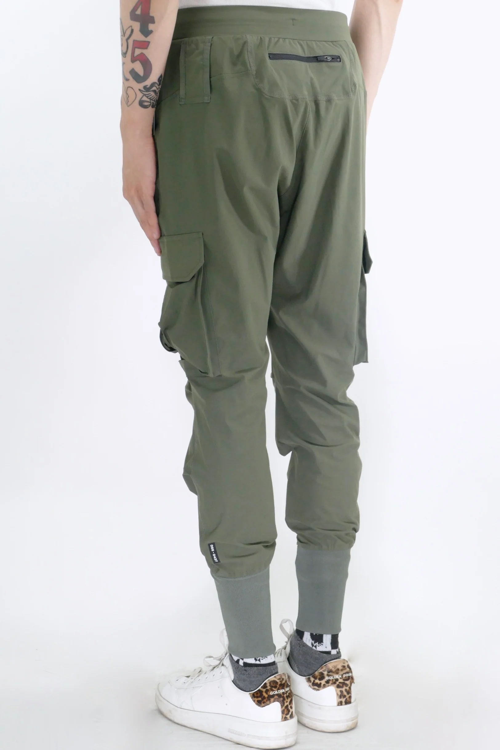 ASRV Tetra-Lite® Cargo High Rib Jogger - Olive - Image 3