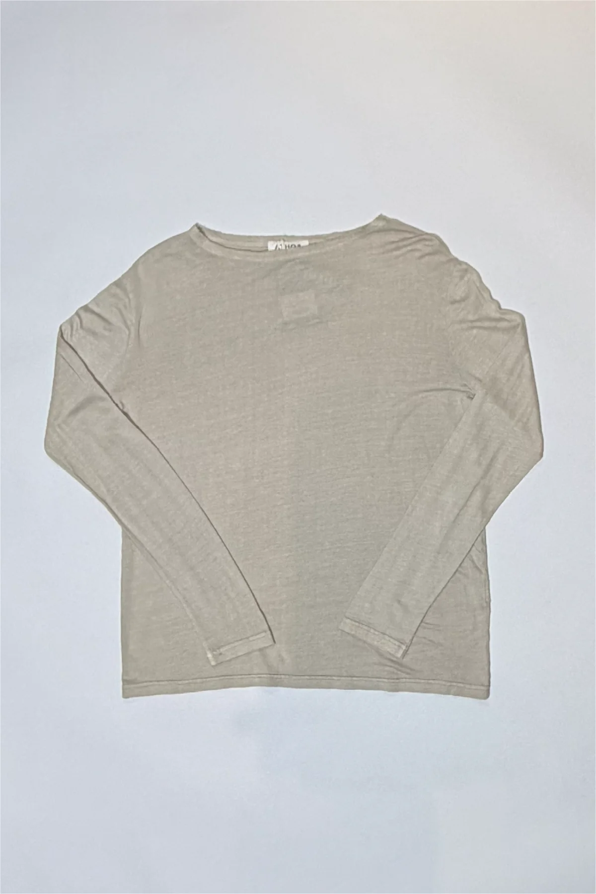 Athoa LS Linen Tee - Beige