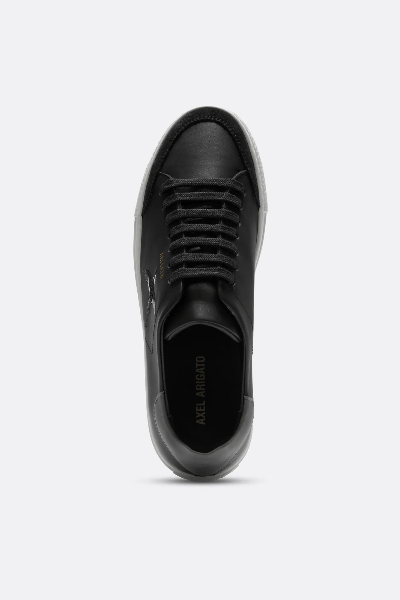 Axel Arigato Clean 90 Bee Bird Sneakers - Black/Dark Grey - Image 3