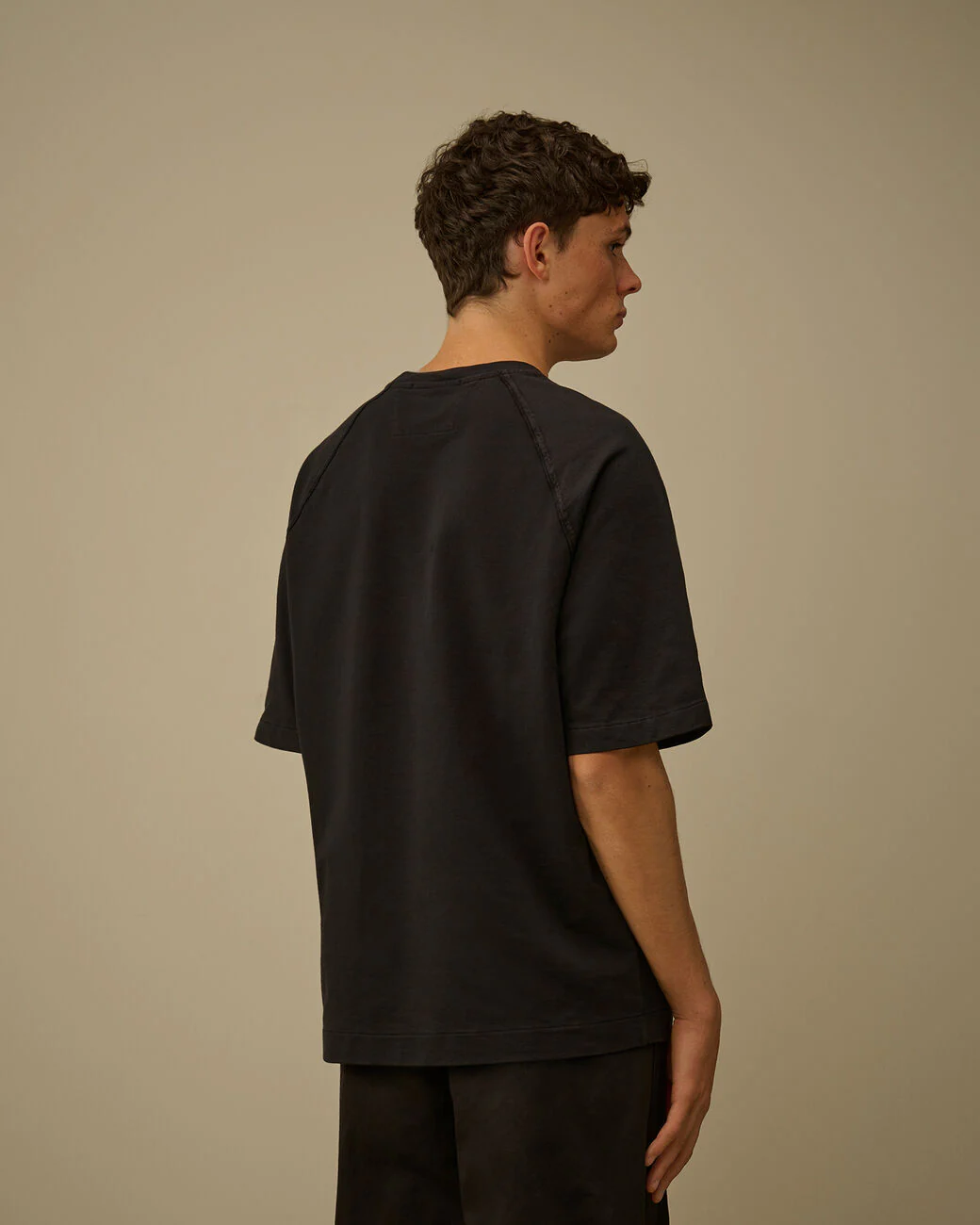 C.P. Company 034A Sweatshirt Tee - Black - Image 2