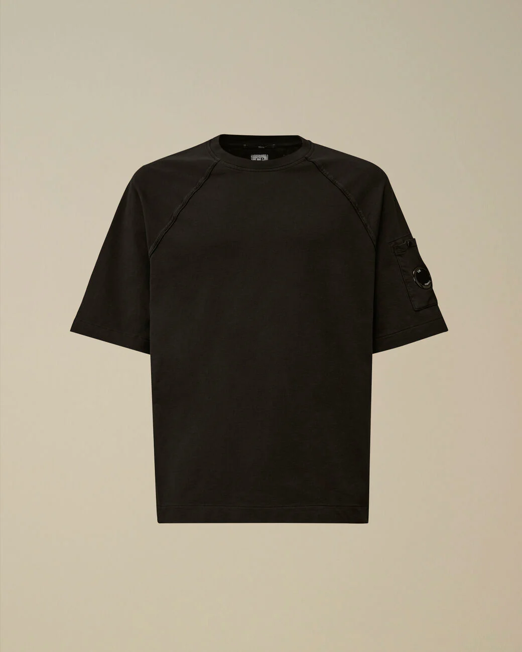 C.P. Company 034A Sweatshirt Tee - Black - Image 4