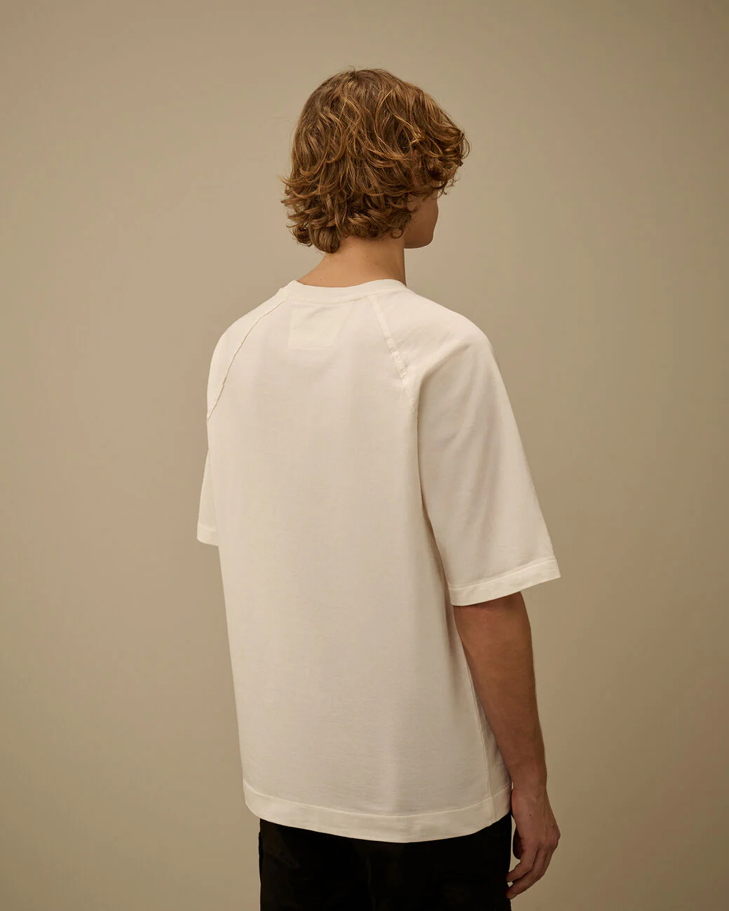 C.P. Company 034A Sweatshirt Tee - Gauze White - Image 2
