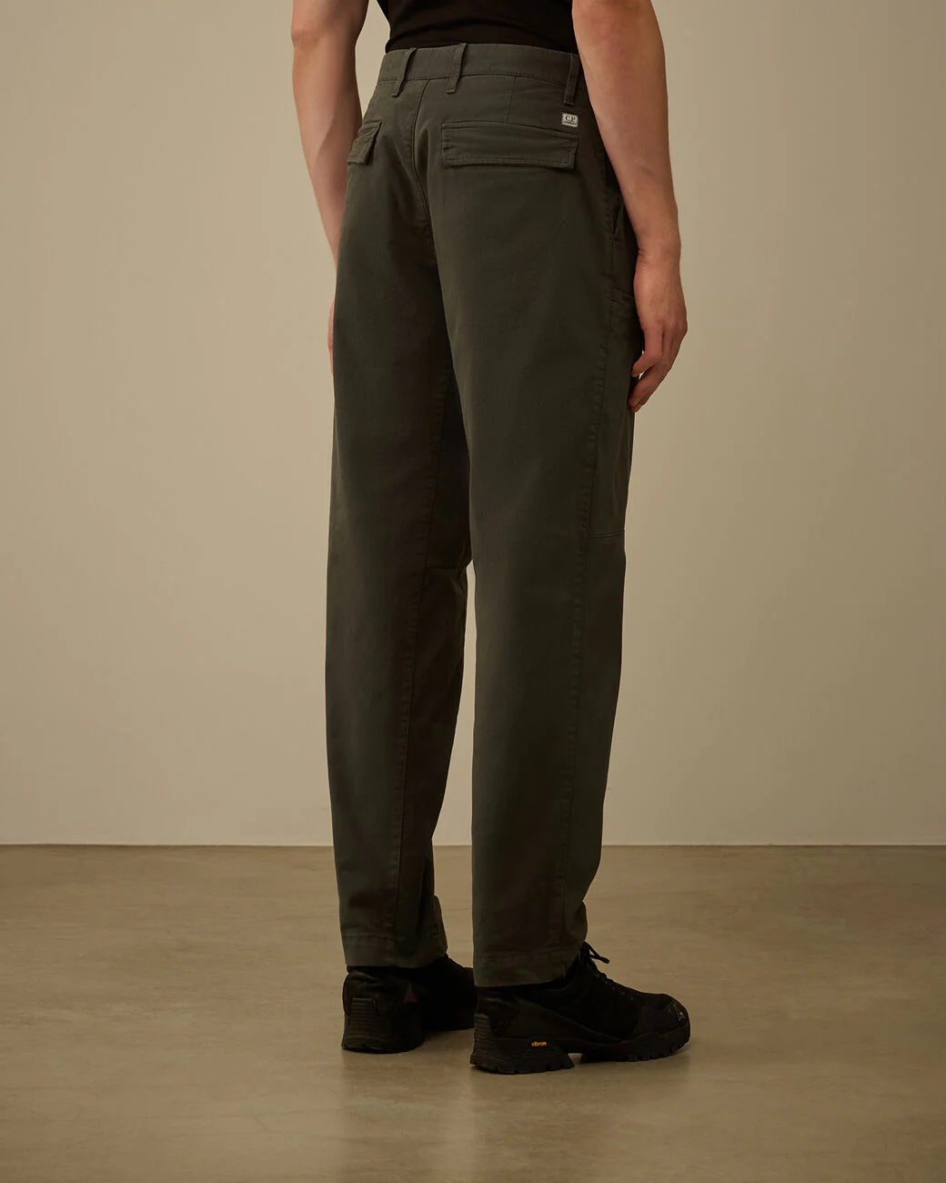 C.P. Company 067A Stretch Sateen Loose Cargo Pants - Grey - Image 2