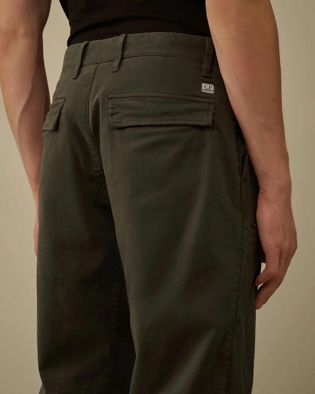 C.P. Company 067A Stretch Sateen Loose Cargo Pants - Grey - Image 5