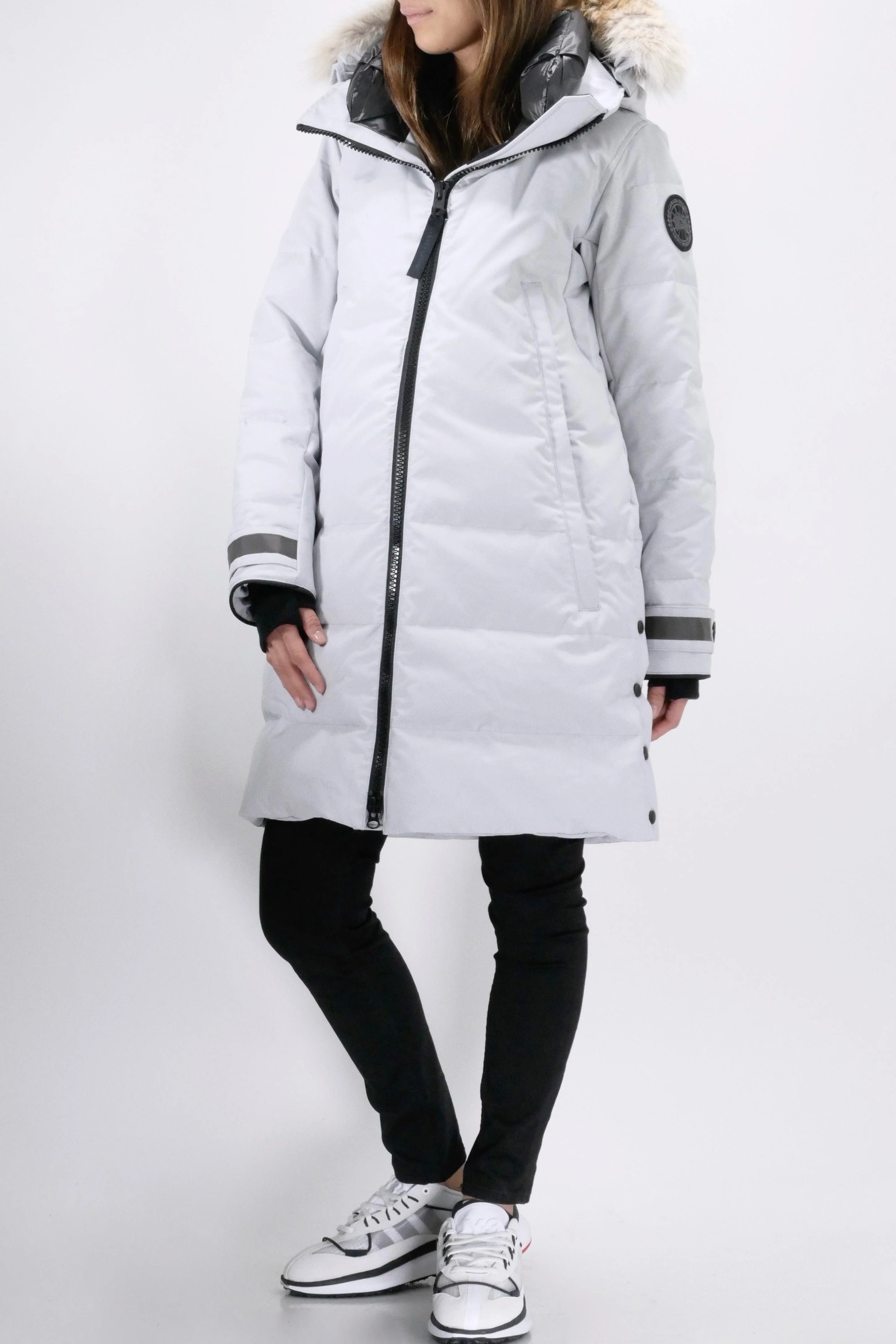 Canada Goose Womens Down *Parka Kenton Black Label - Silverbirch - Image 2