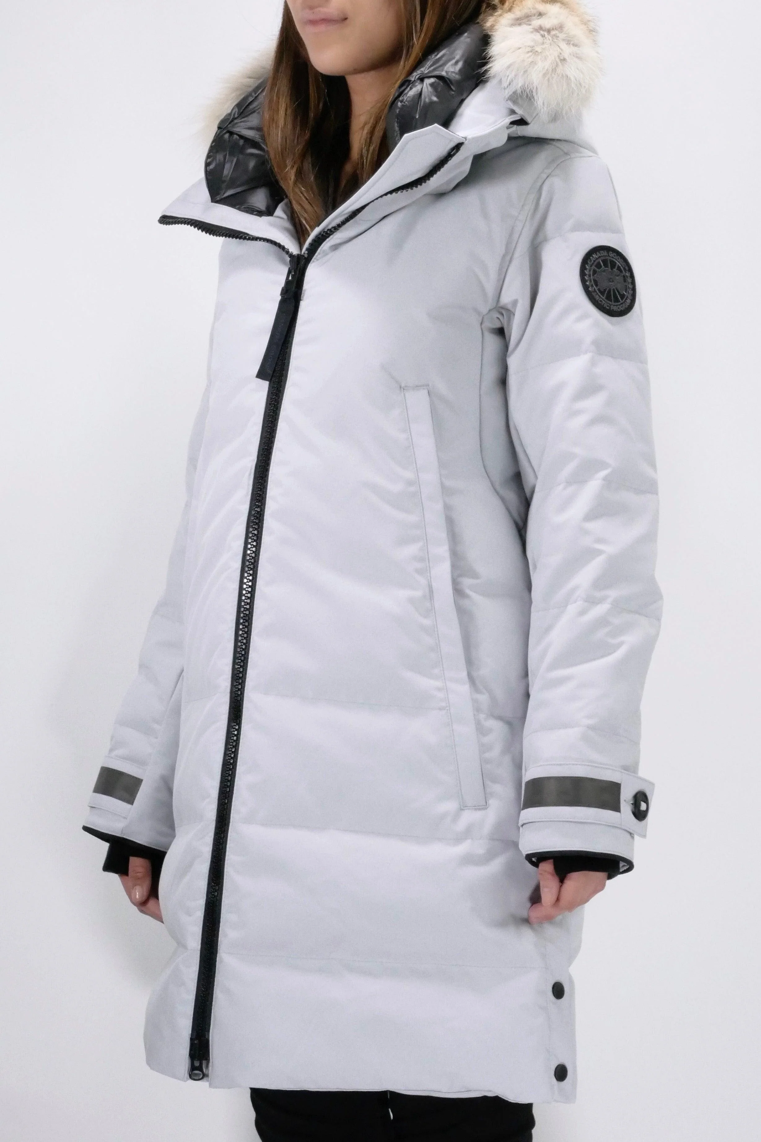 Canada Goose Womens Down *Parka Kenton Black Label - Silverbirch - Image 3