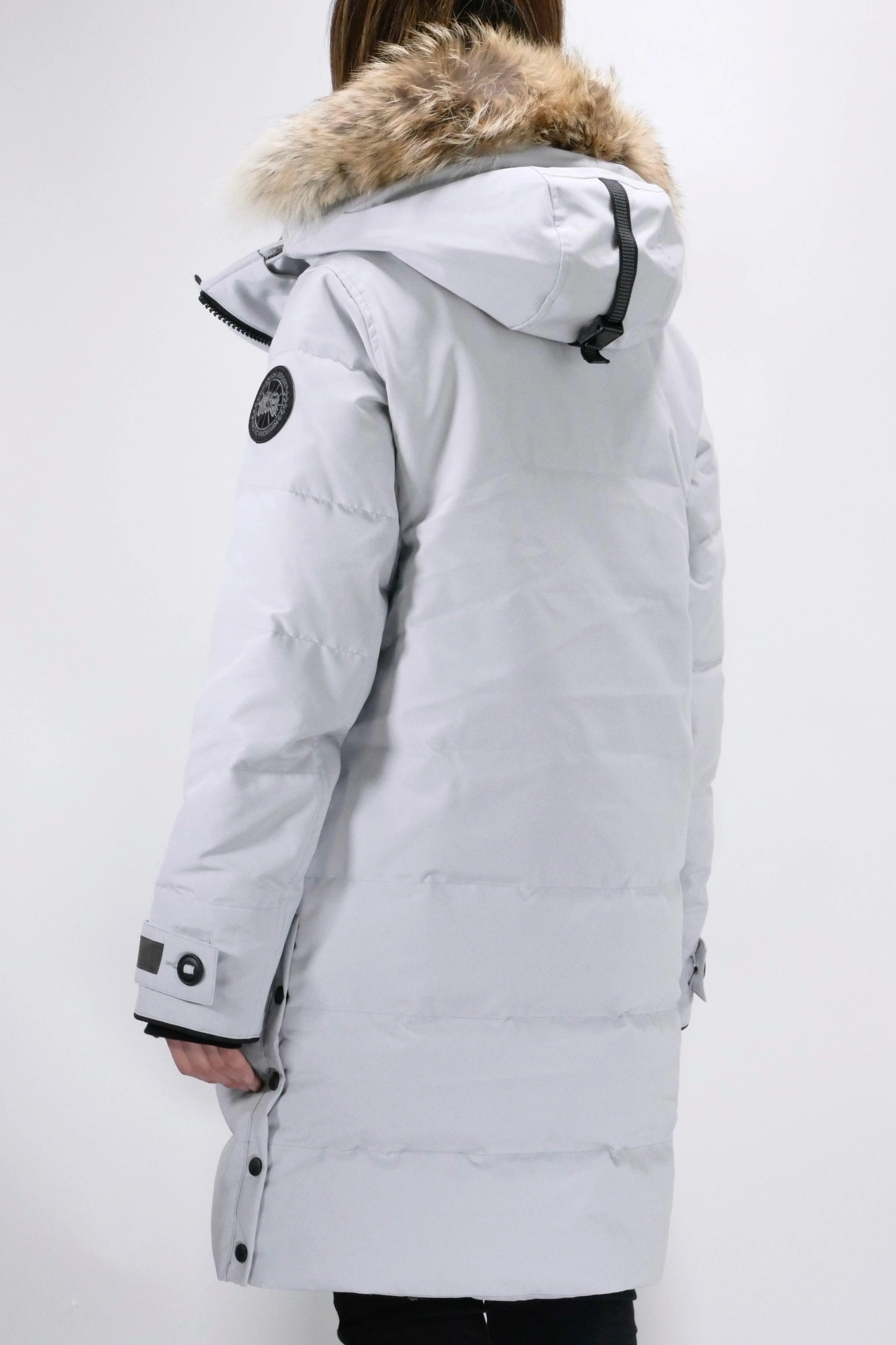 Canada Goose Womens Down *Parka Kenton Black Label - Silverbirch - Image 4