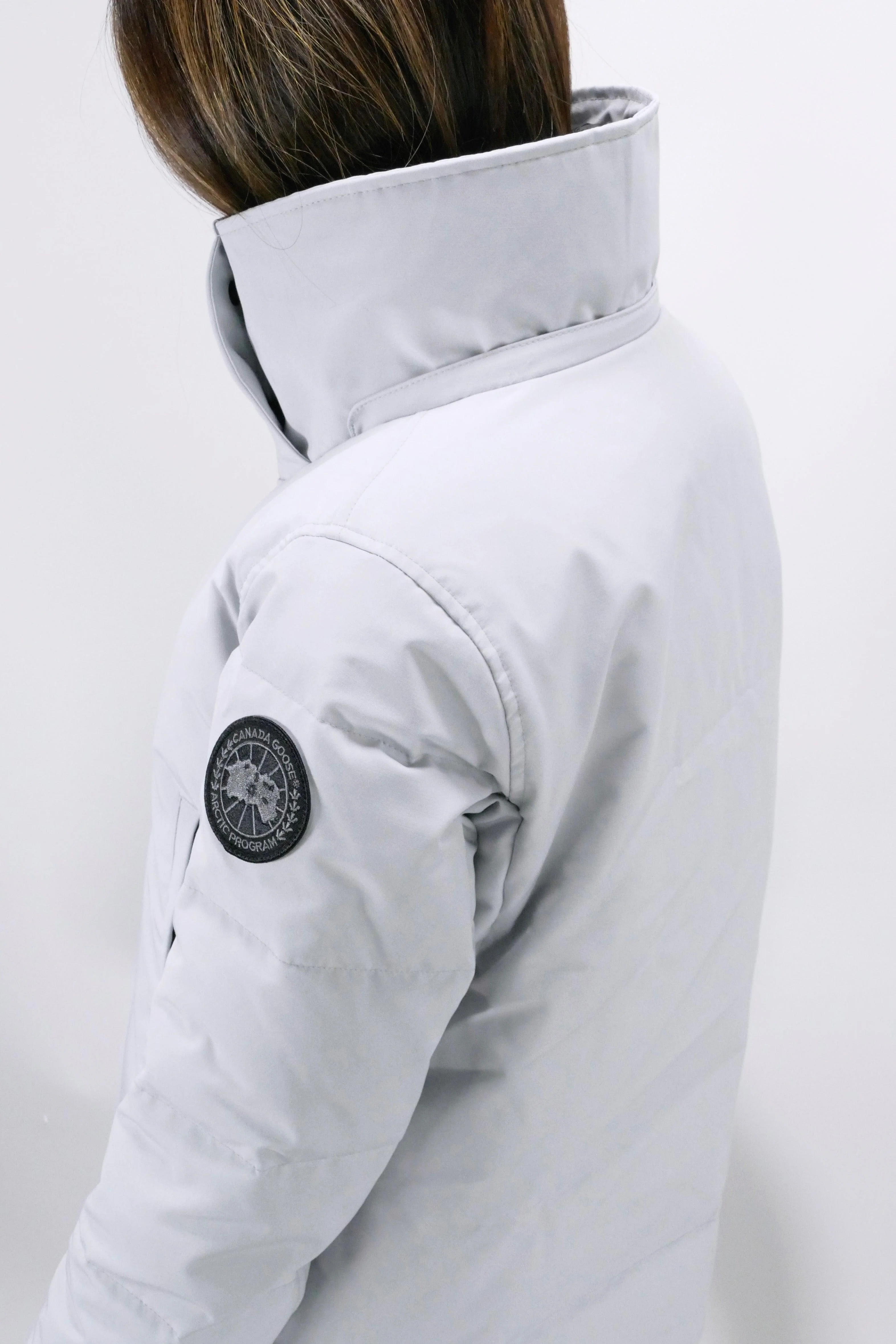 Canada Goose Womens Down *Parka Kenton Black Label - Silverbirch - Image 7