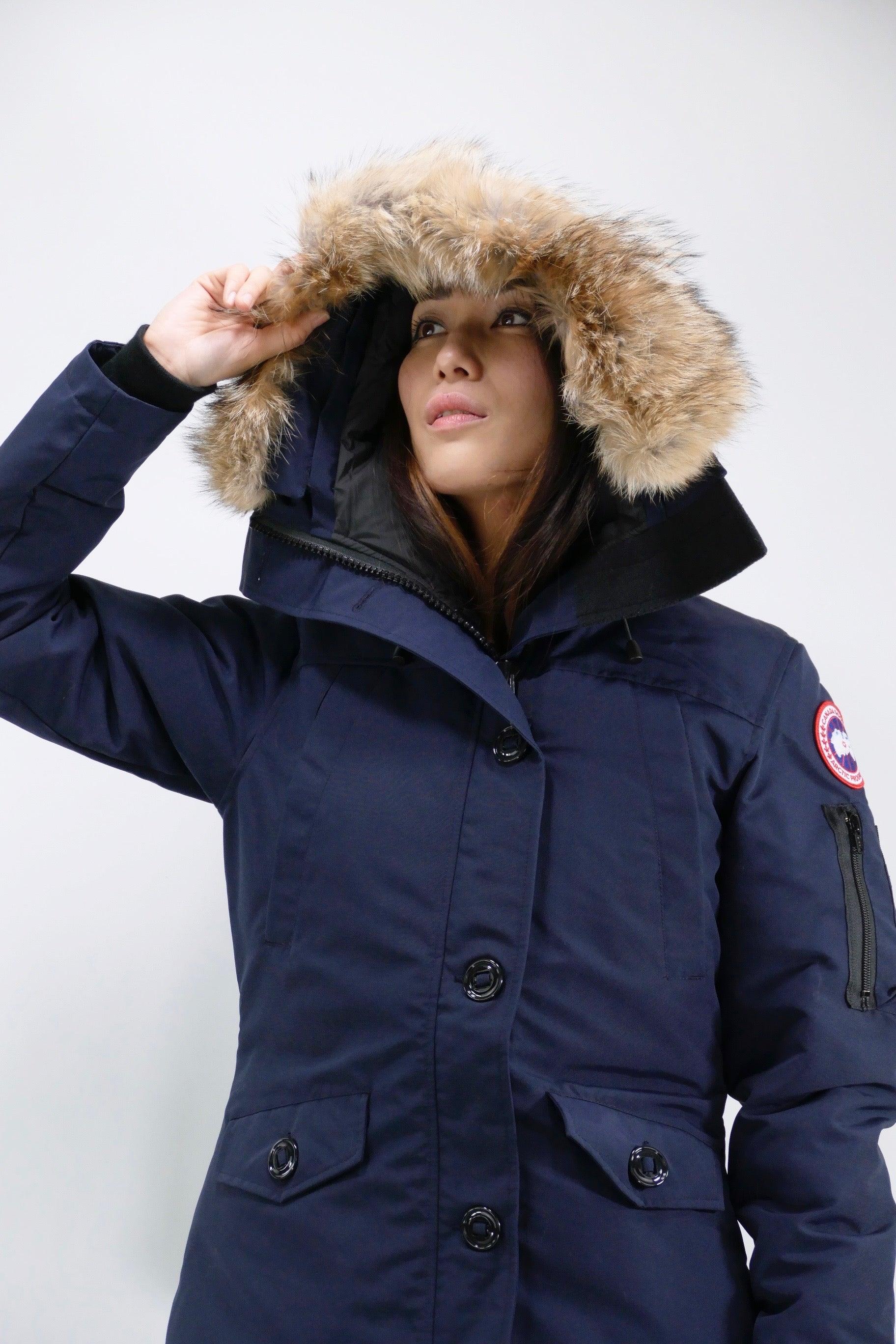 Canada Goose Womens Down *Parka Montebello - Atlantic Navy - Image 6