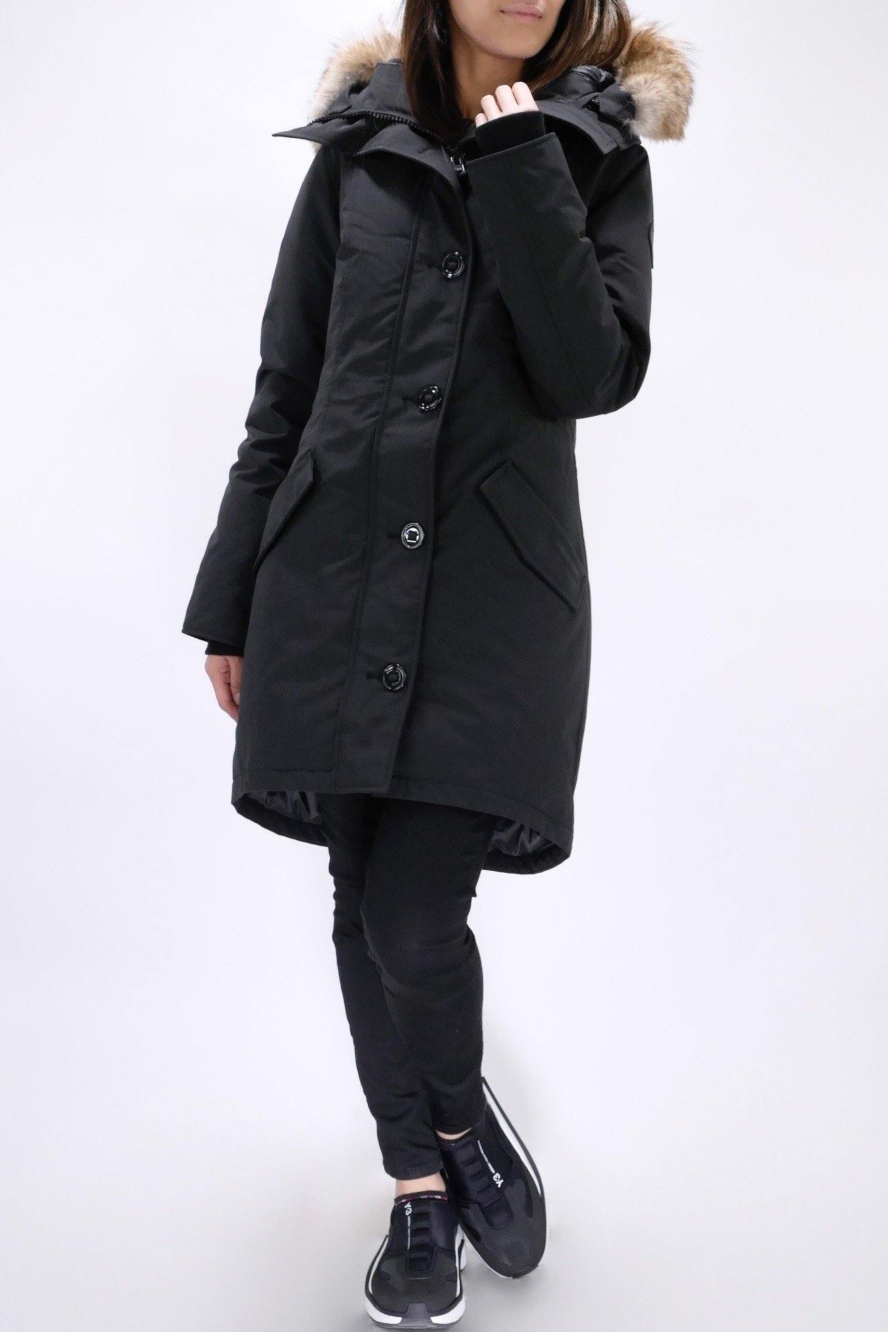 Canada Goose Womens Down *Parka Rossclair Black Label - Black - Image 2
