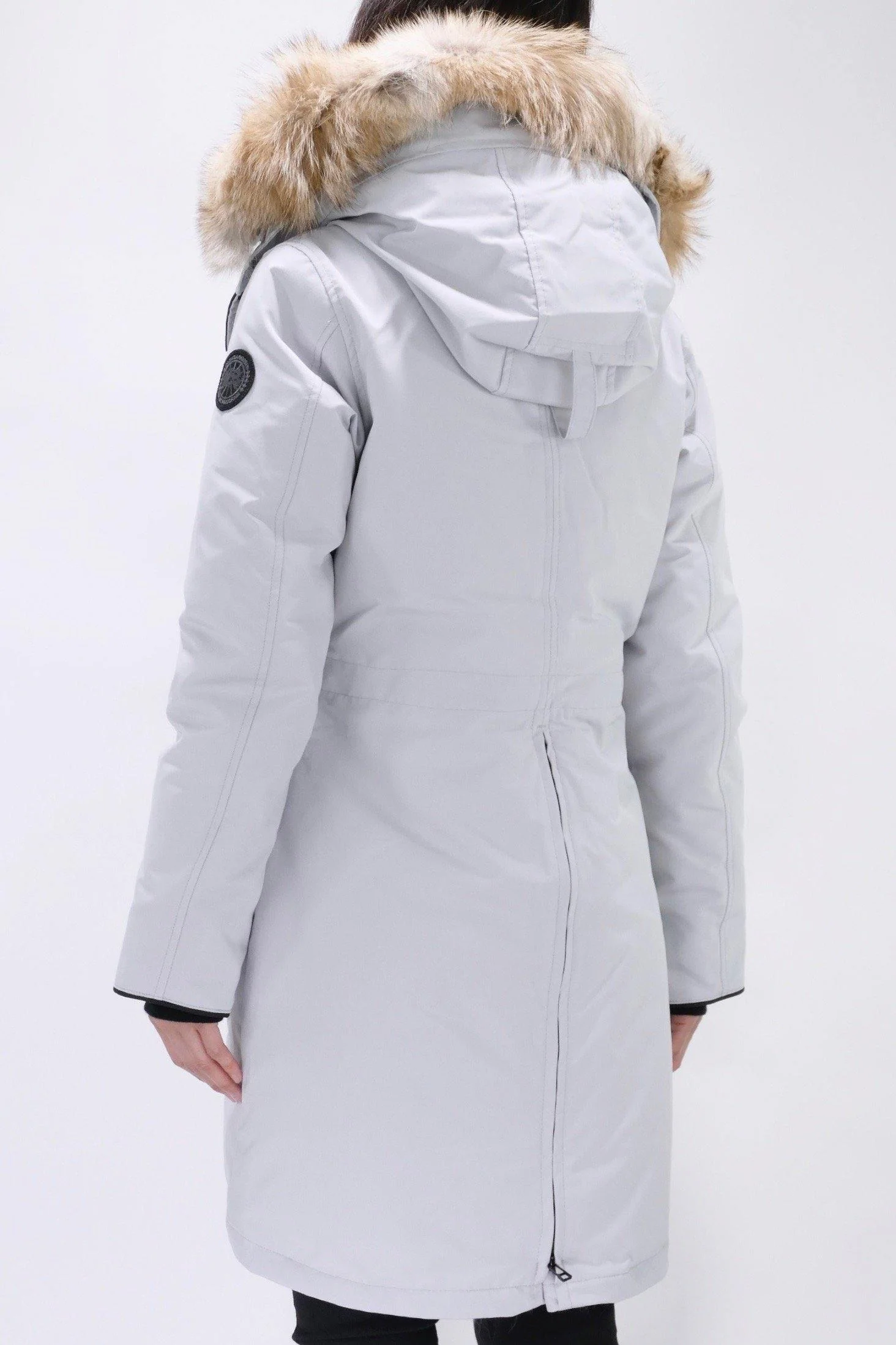 Canada Goose Womens Down *Parka Rossclair Black Label - Silverbirch - Image 4