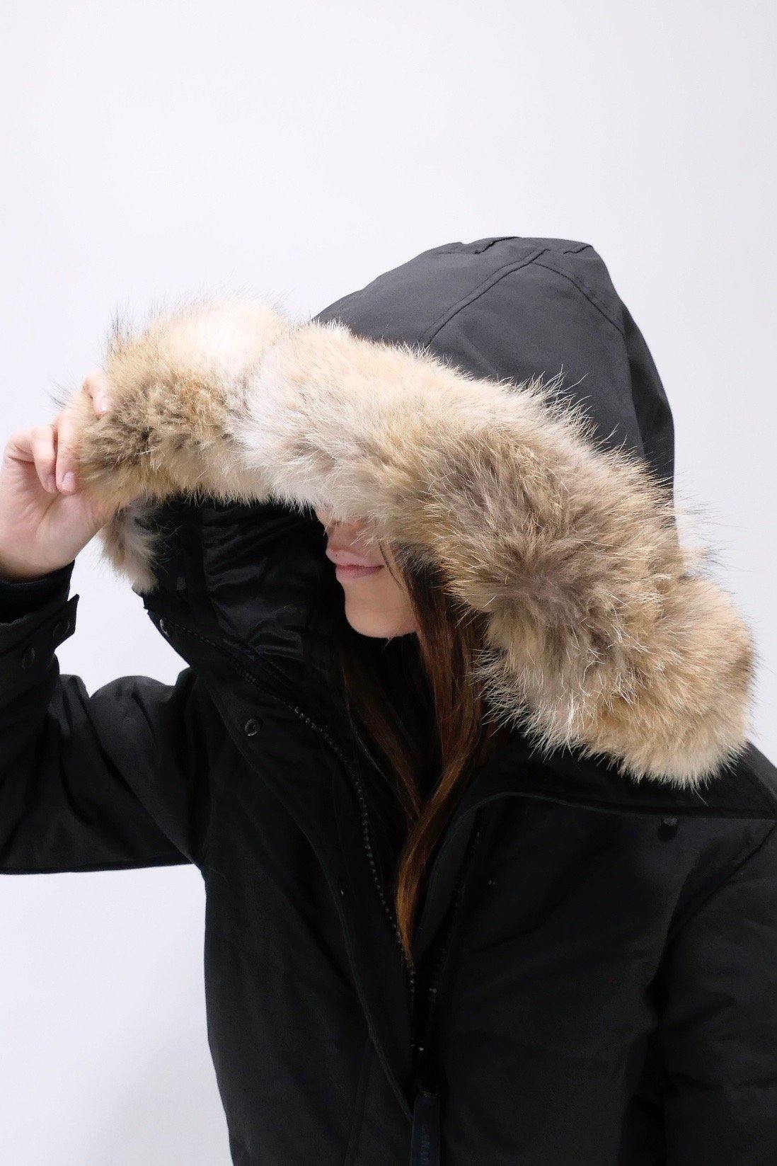 Canada Goose Womens Down *Parka Shelburne Black Label - Black - Image 5