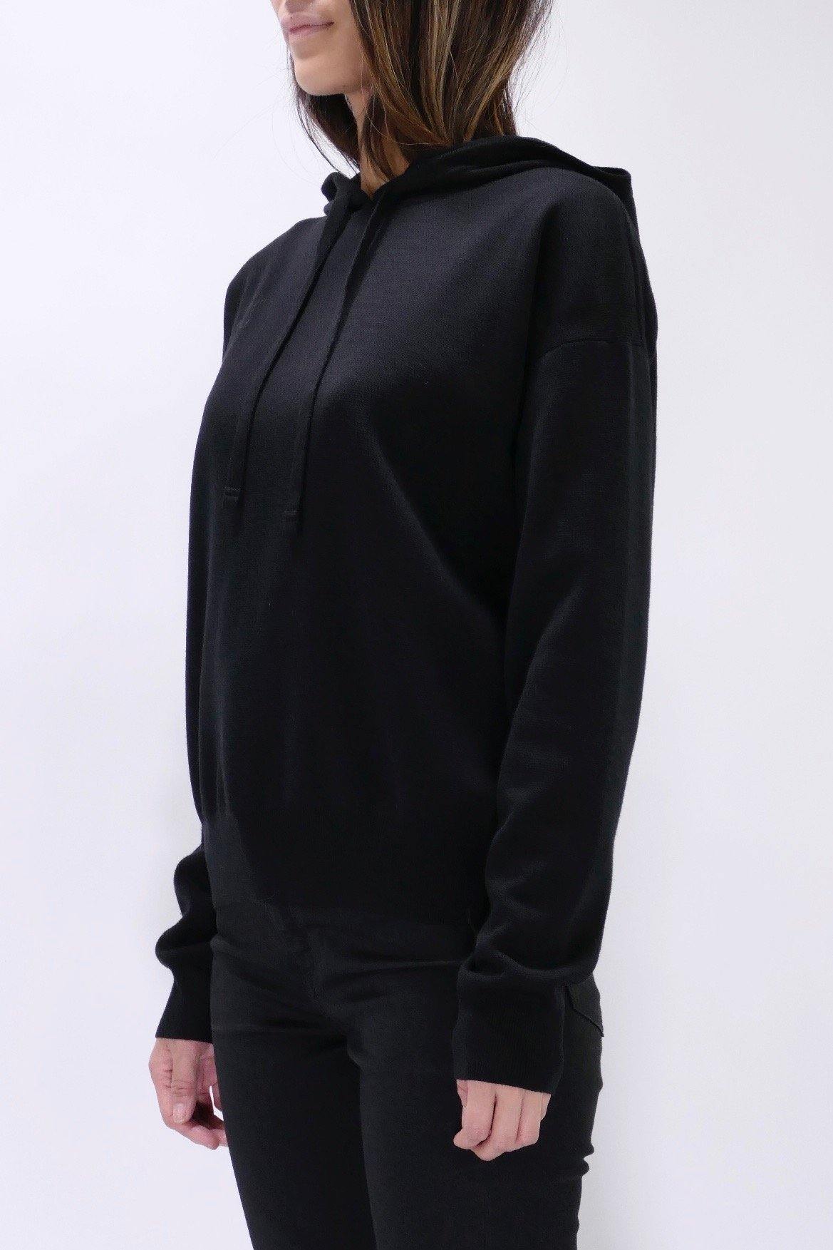 Canada Goose Womens Knit Hoody Belleville - Black - Image 3