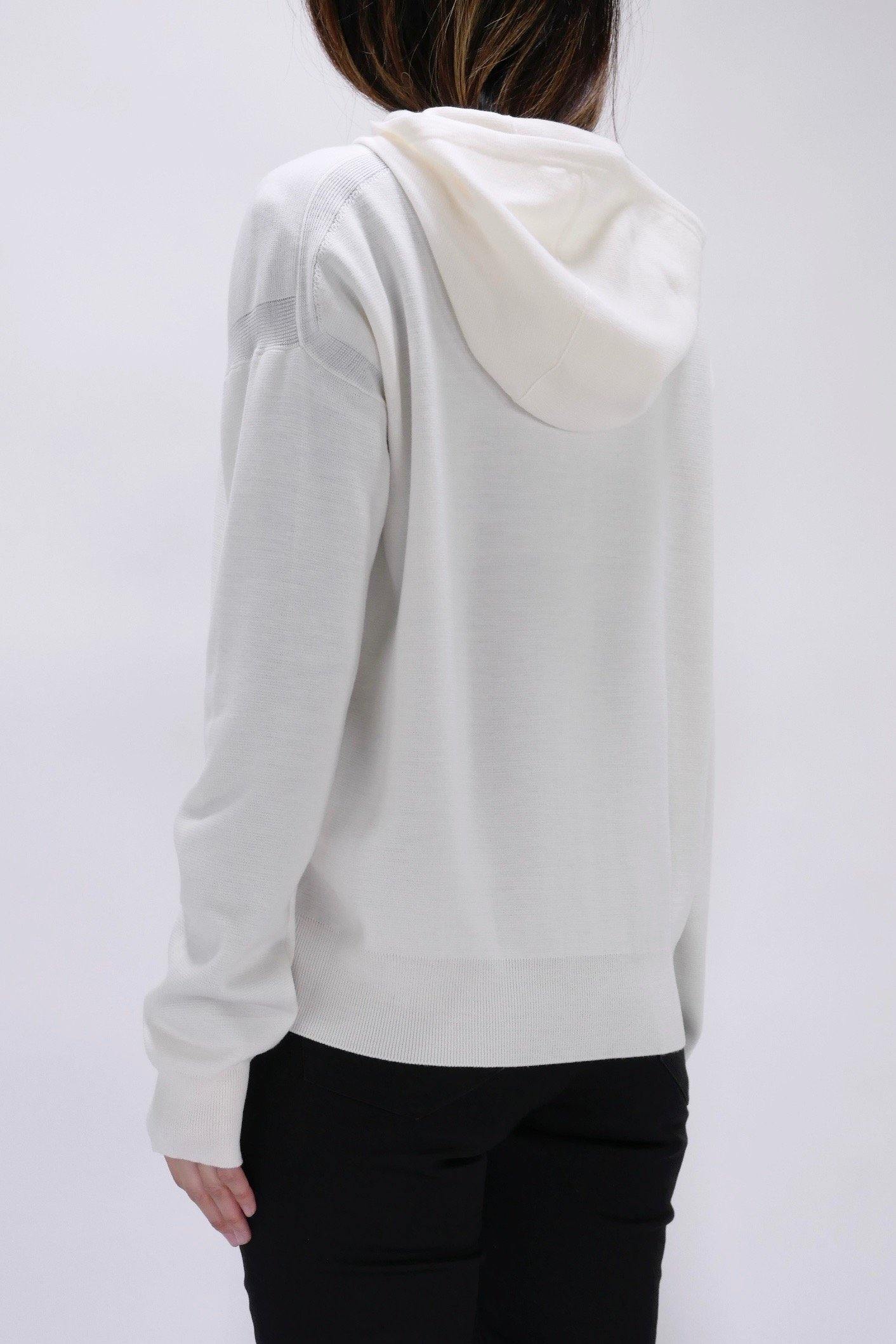 Canada Goose Womens Knit Hoody Belleville - Cotton Grass - Image 4