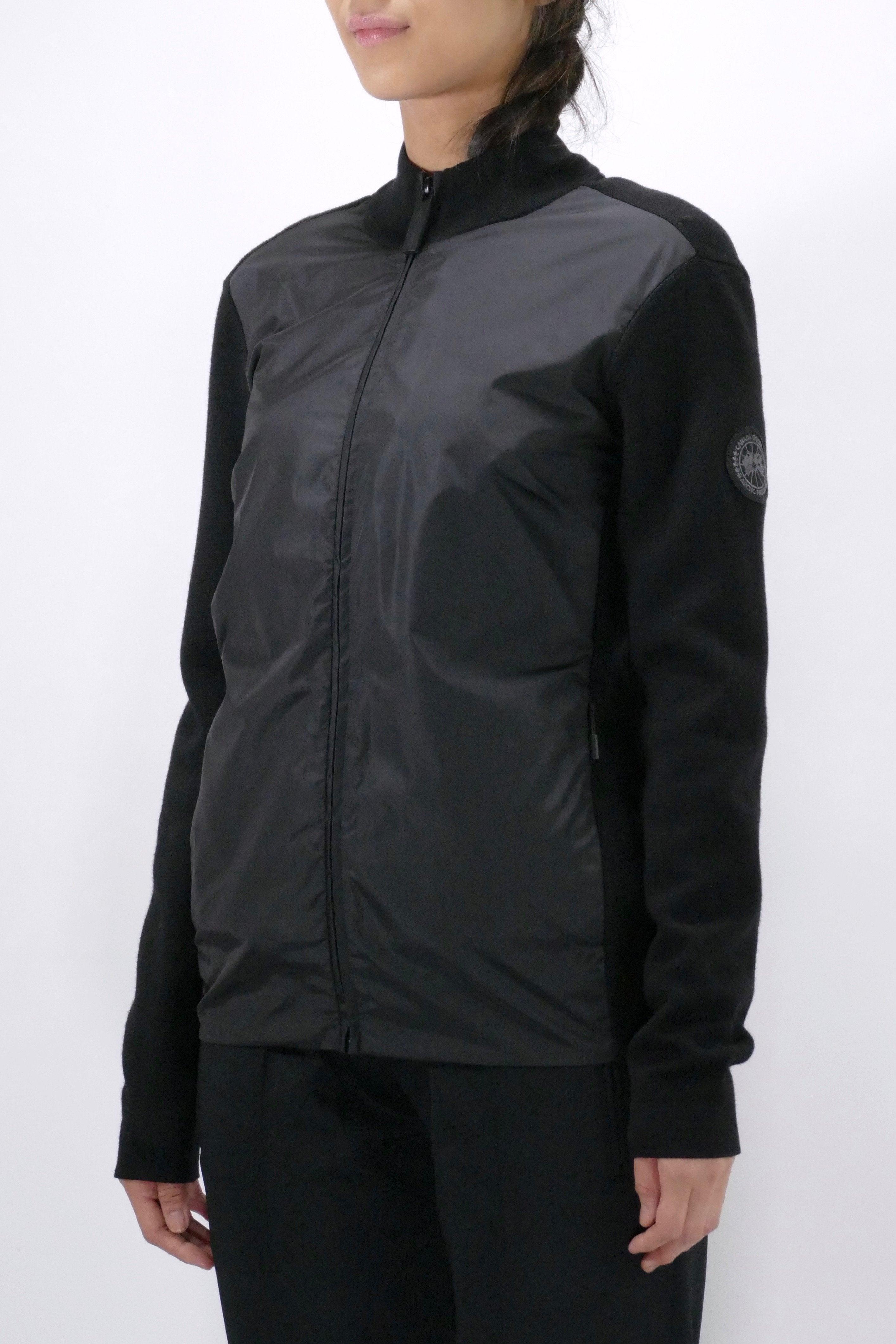 Canada Goose Womens Knit Windbridge Sweater Full Zip Black - Image 3