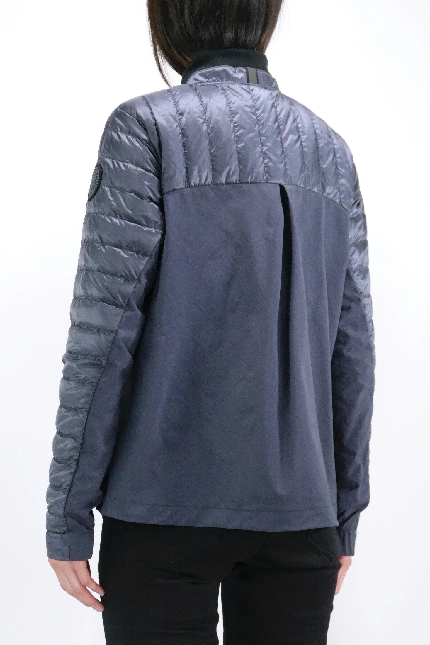 Canada Goose Womens Lite Jacket Roncy Black Label - Titanium - Image 4
