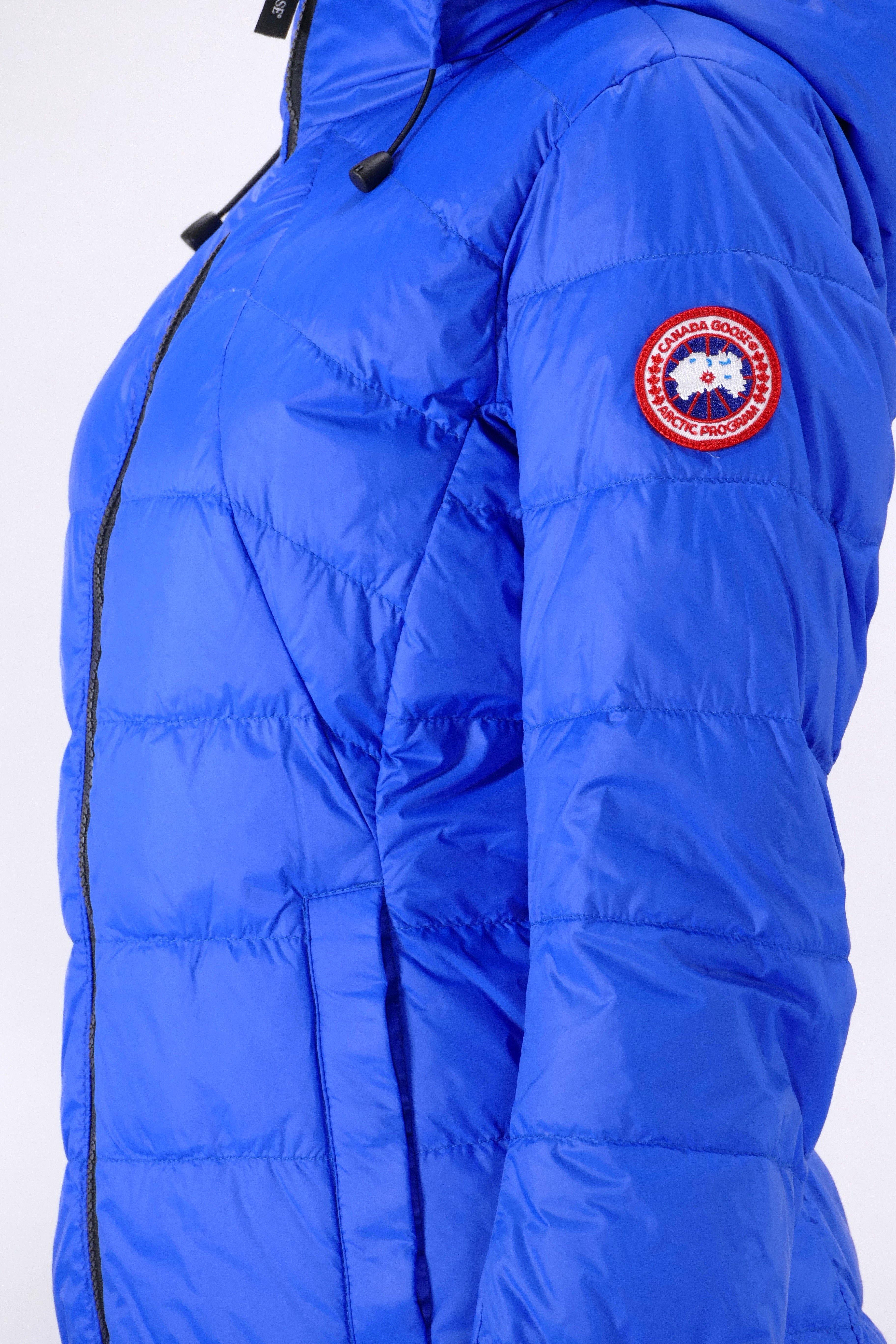 Canada Goose Womens Lite Jacket Abbott Hoody PBI - Royal Blue - Image 4