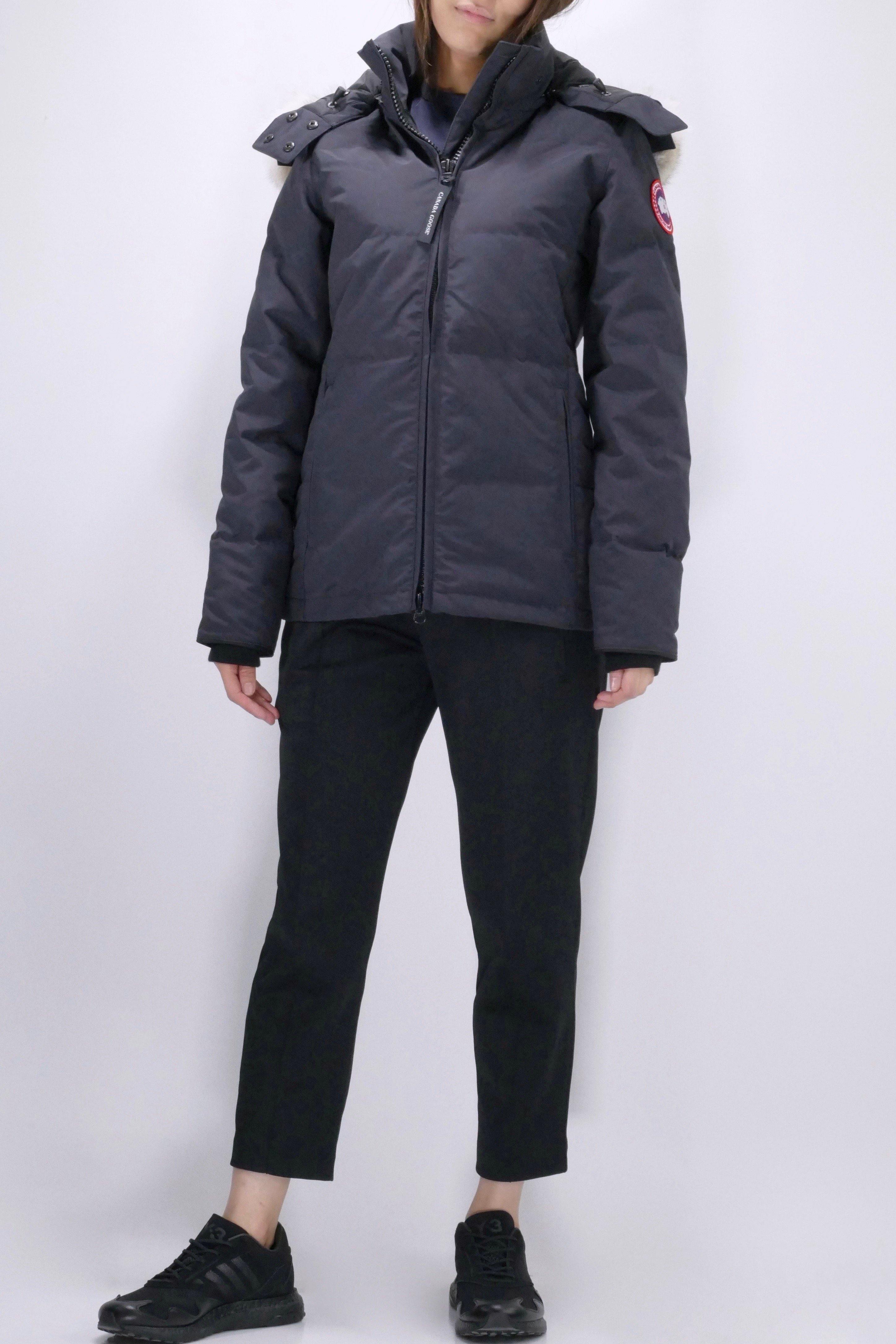Canada Goose Womens Down *Parka Chelsea  - Navy - Image 4