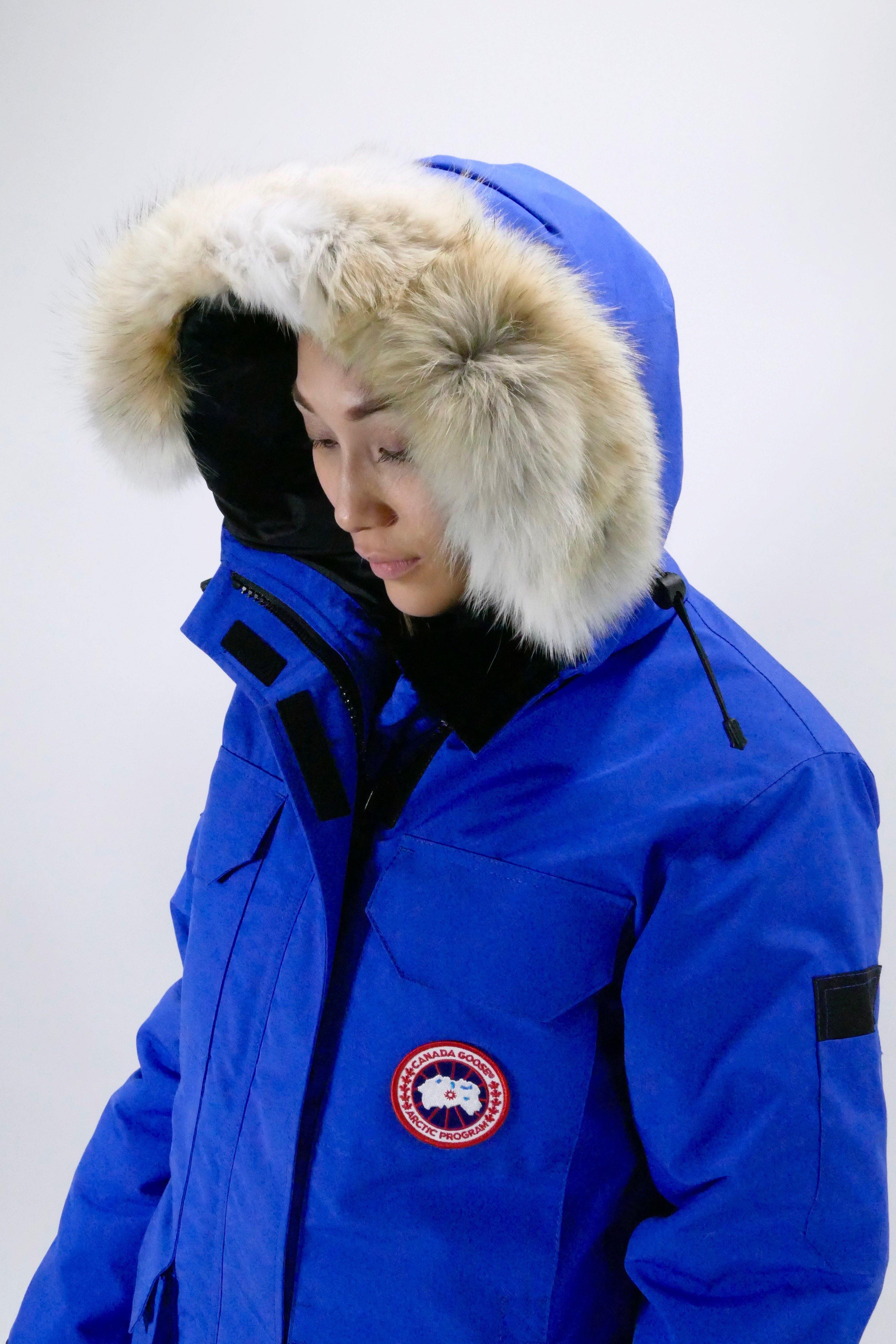 Canada Goose Womens Down *Parka Expedition PBI - Royal Blue - Image 8