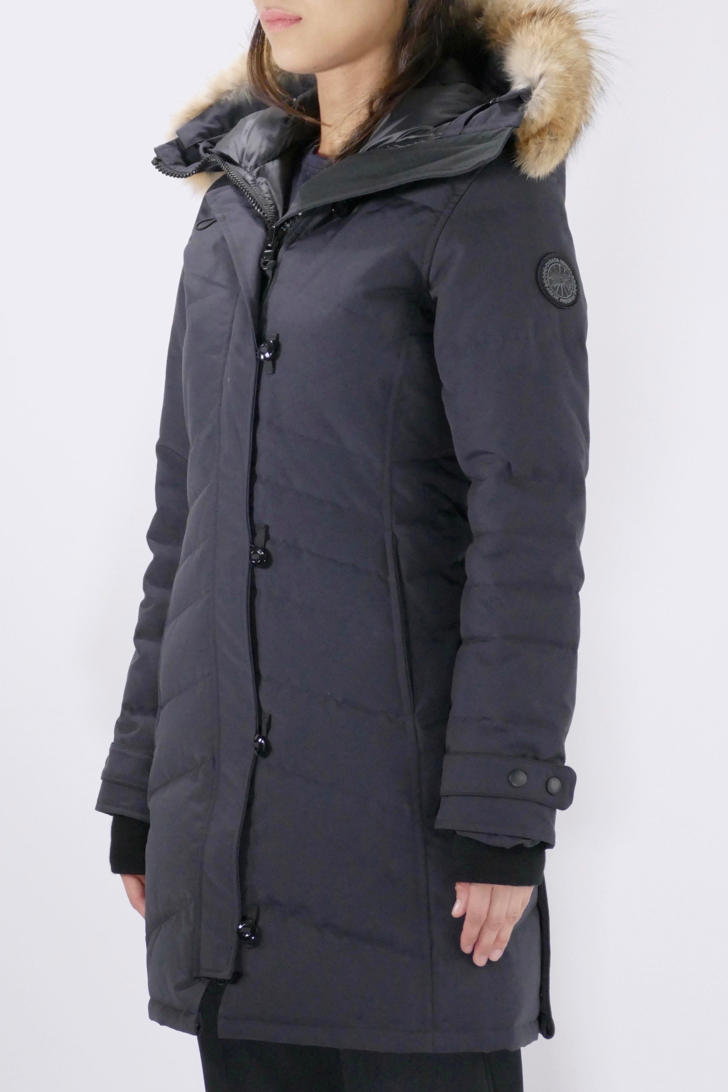 Canada Goose Womens Down *Parka Lorette Black Label - Navy - Image 2