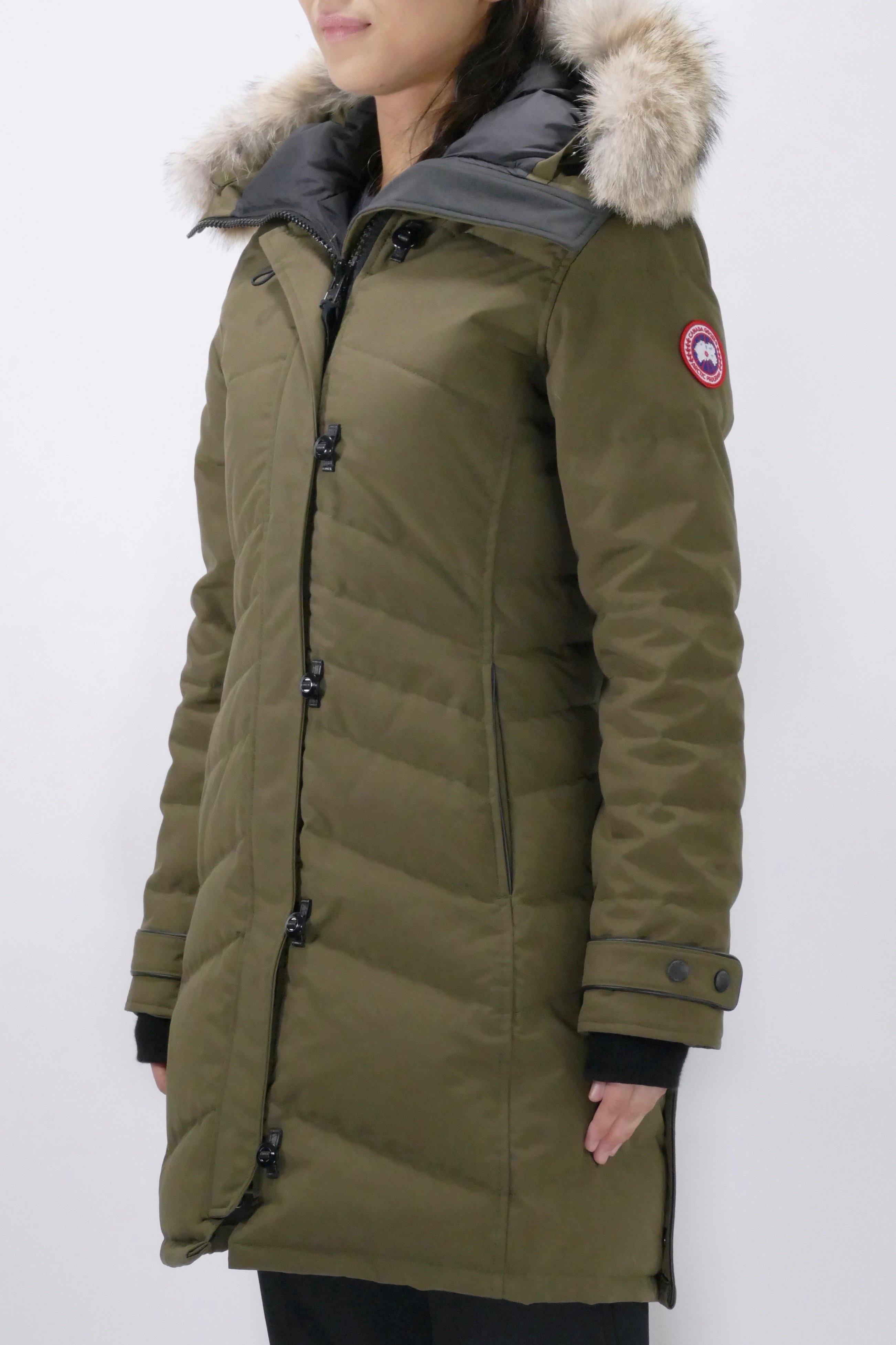 Canada Goose Womens Down *Parka Lorette - Military Green - Image 2