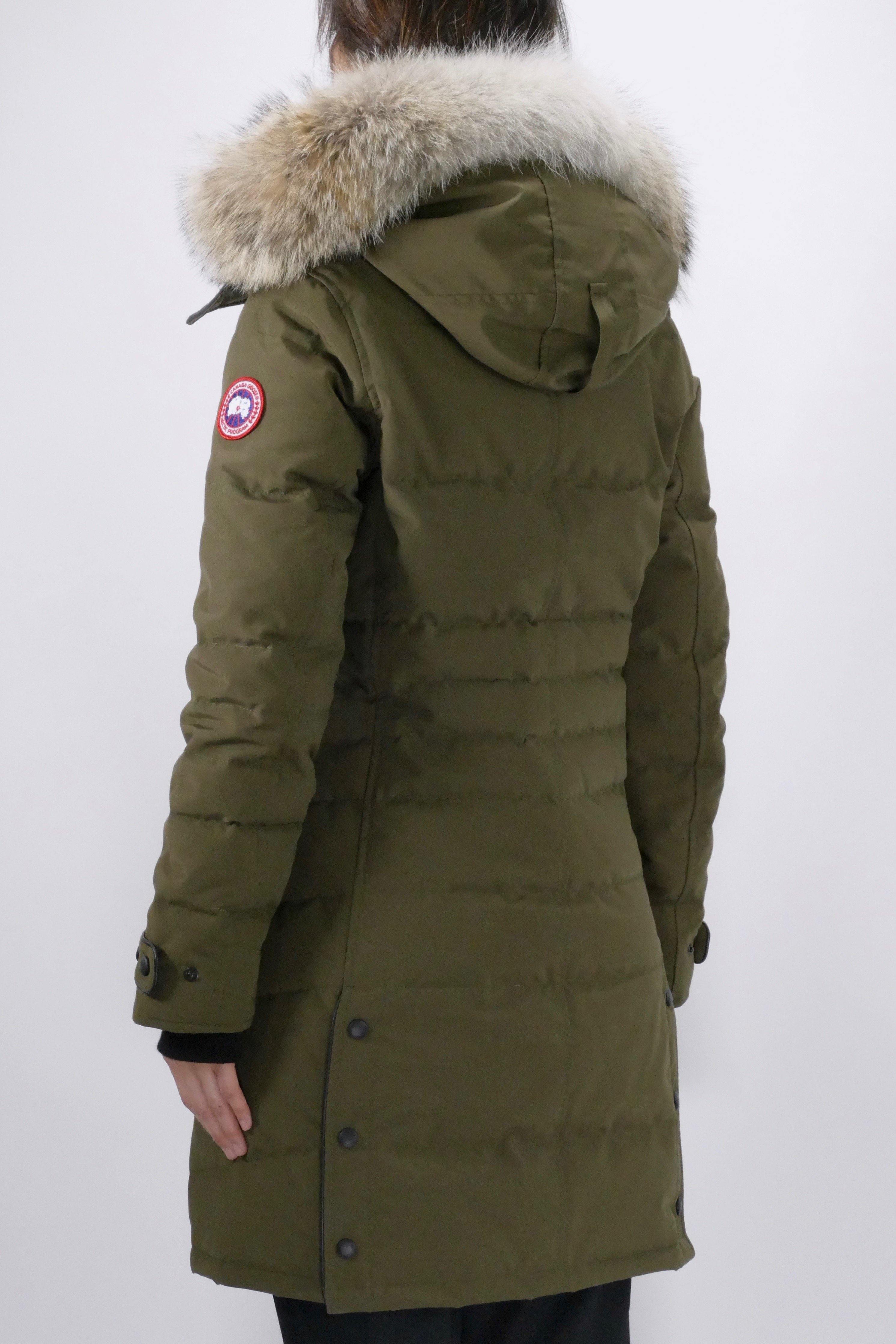 Canada Goose Womens Down *Parka Lorette - Military Green - Image 3