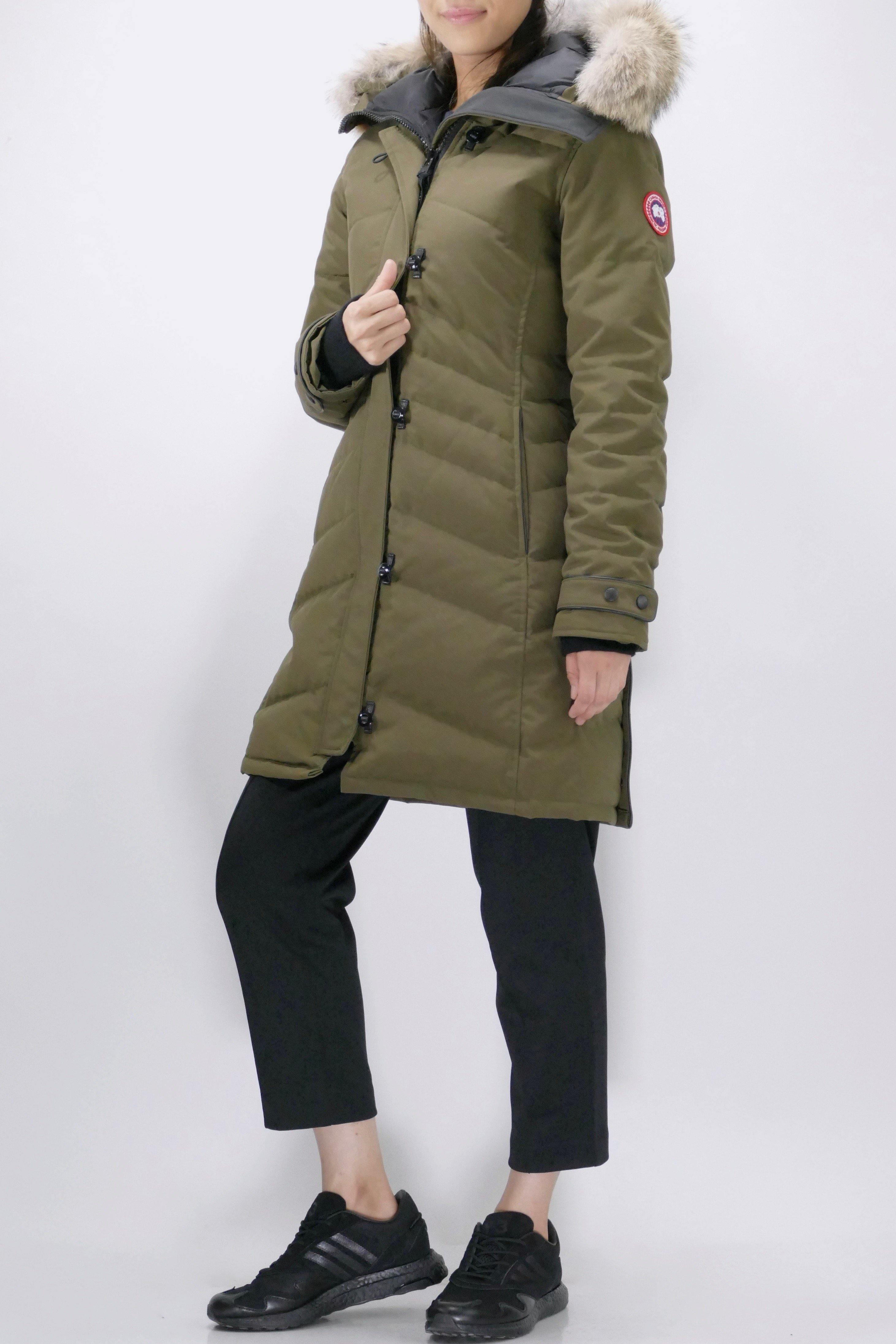 Canada Goose Womens Down *Parka Lorette - Military Green - Image 4