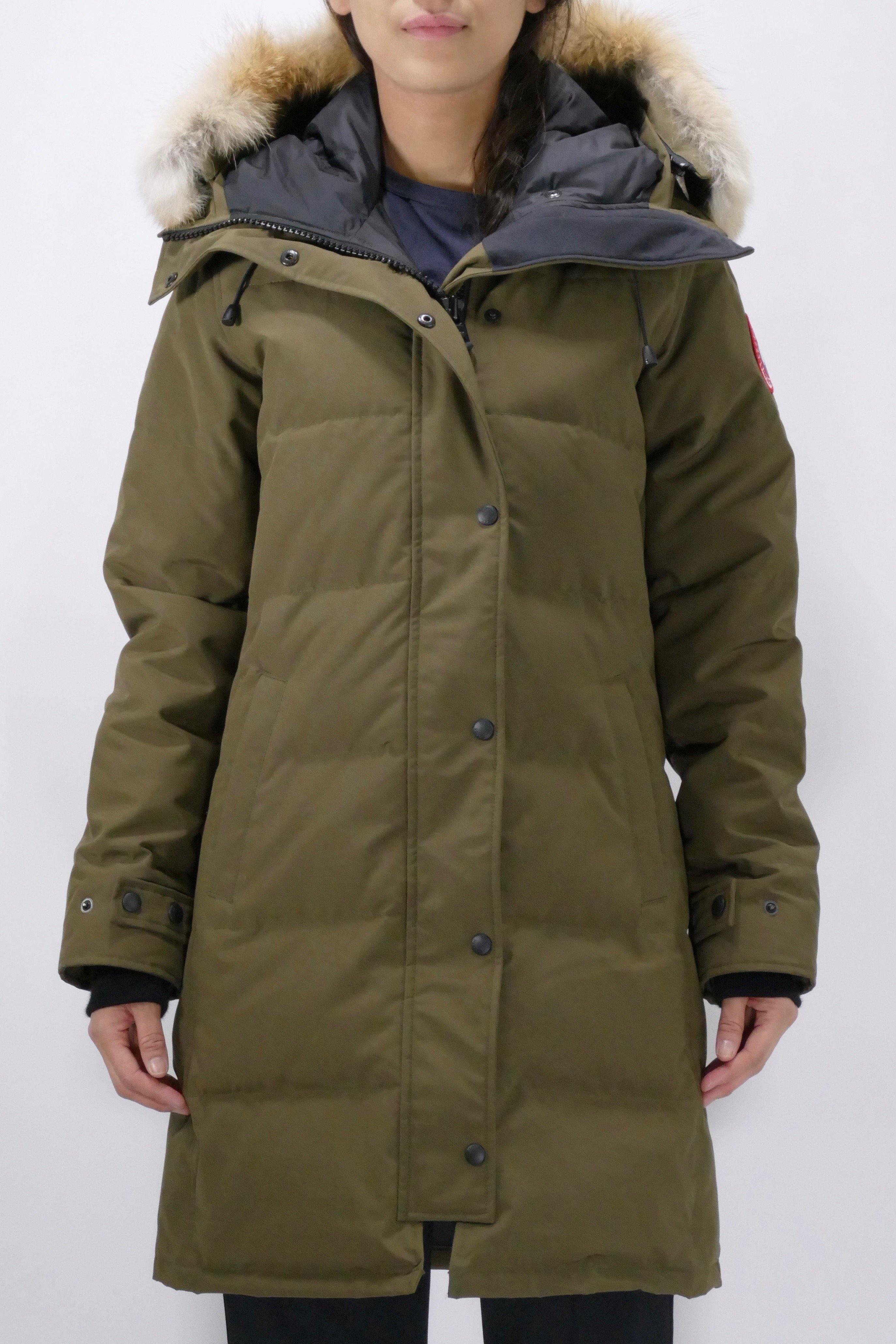 Canada Goose Womens Down *Parka Shelburne - Military Green