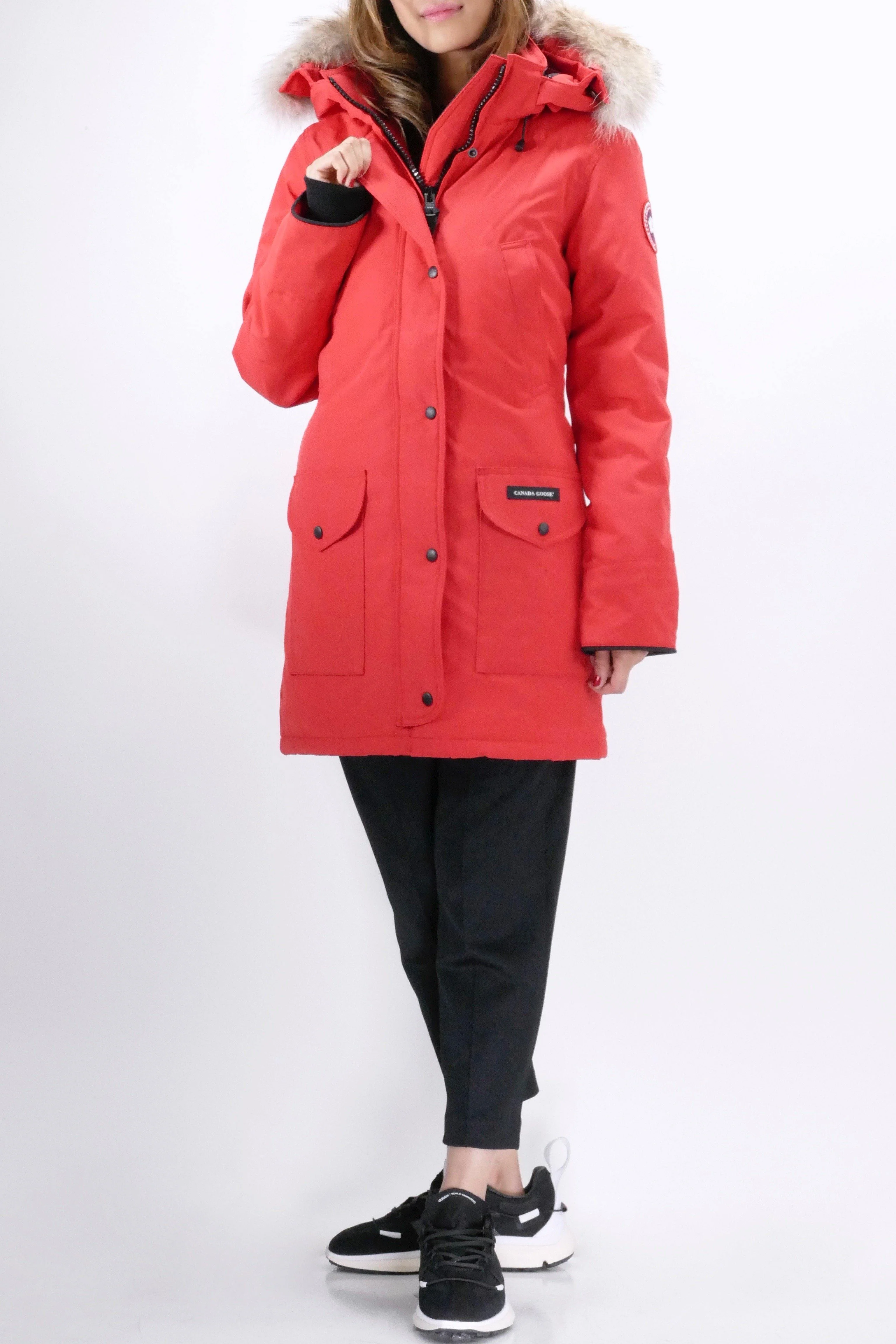 Canada Goose Womens Down *Parka Trillium - Red