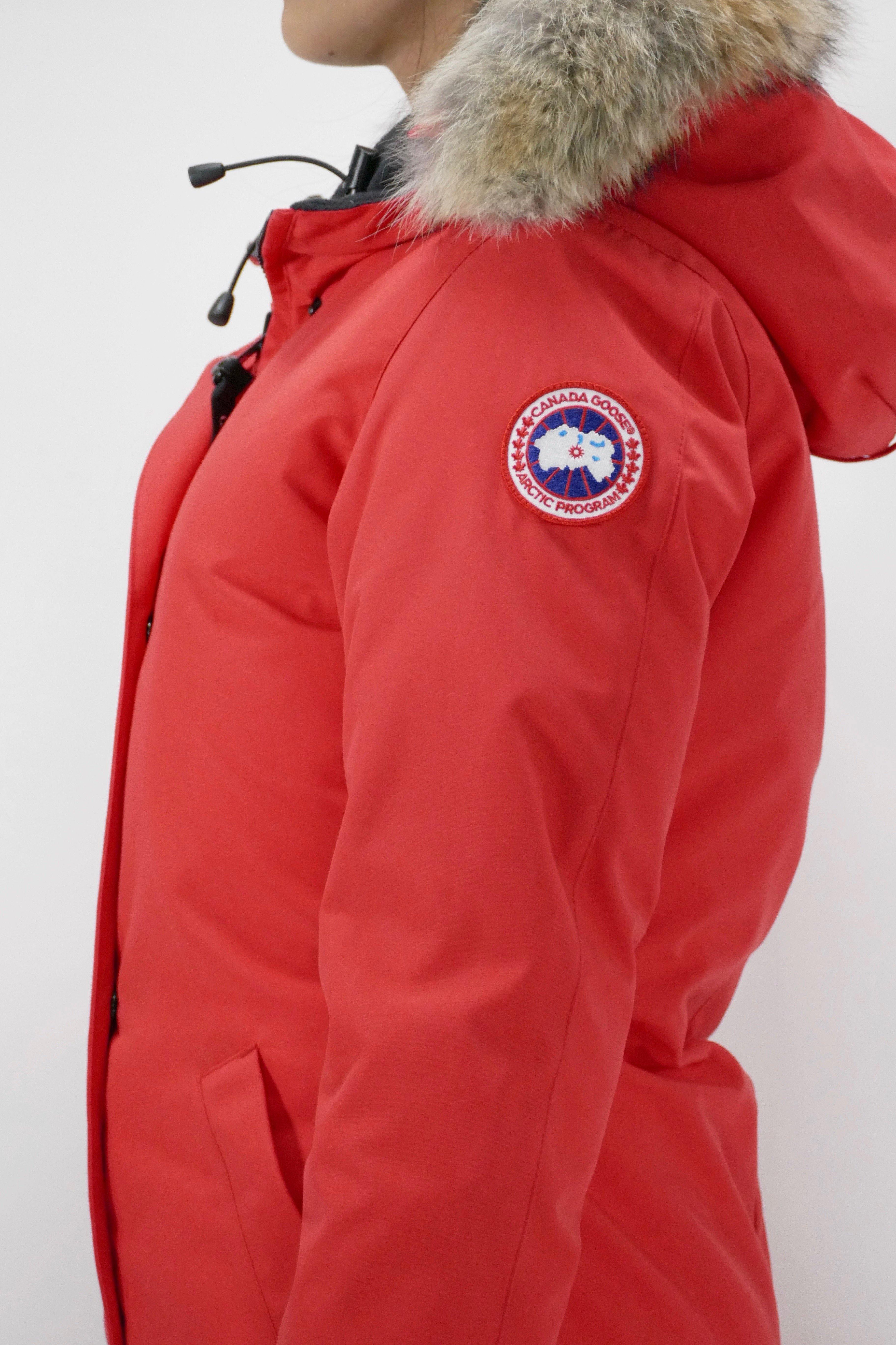 Canada Goose Womens Down *Parka Victoria - Red - Image 5