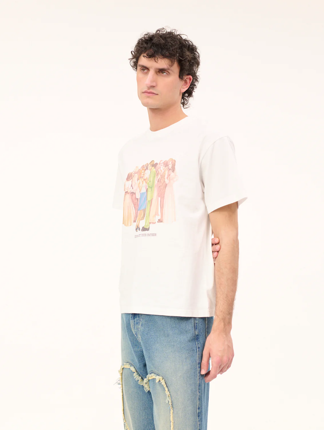 Carne Bollente Carne Meet Cute Tee - White - Image 2